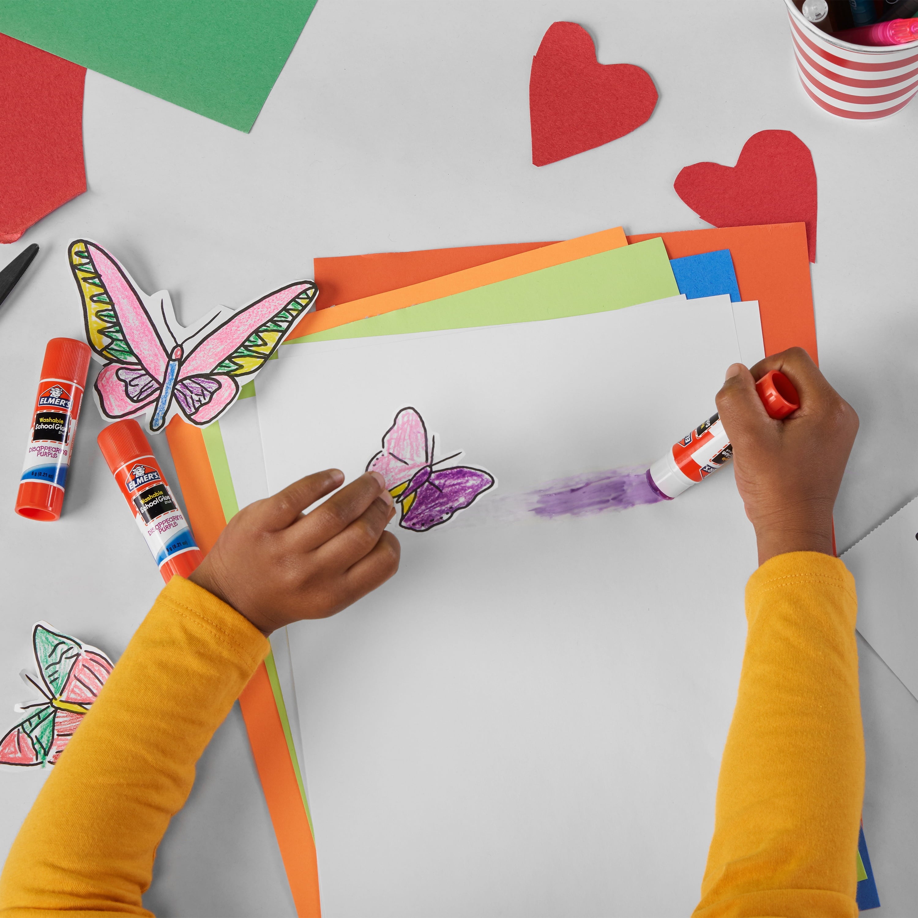 Elmer's Disappearing Purple School Glue Stick, Washable, 22 Gram, 1 Count