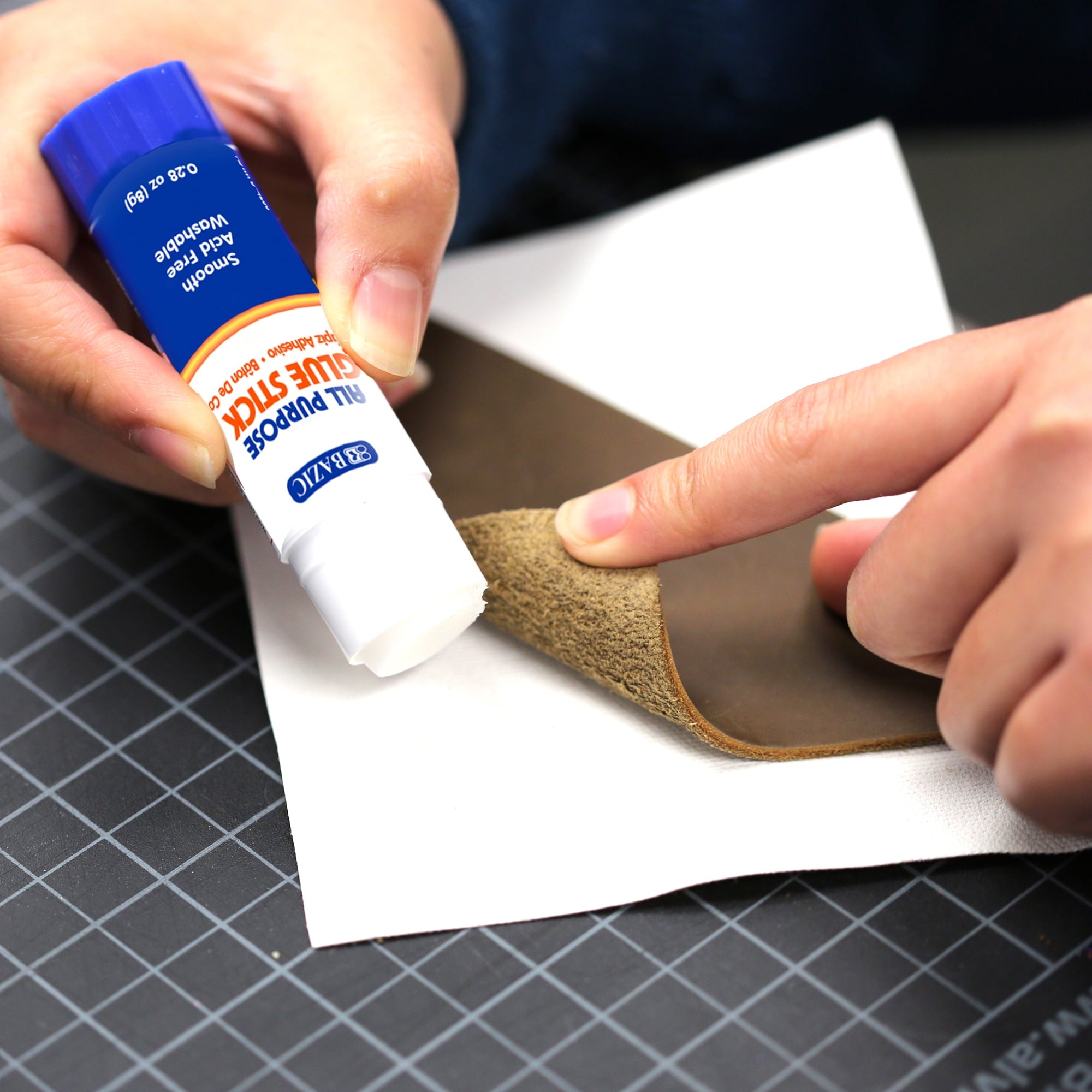 BAZIC Premium Glue Stick 8g, White Glue Sticks Acid Free (4/Pack), 1-Pack