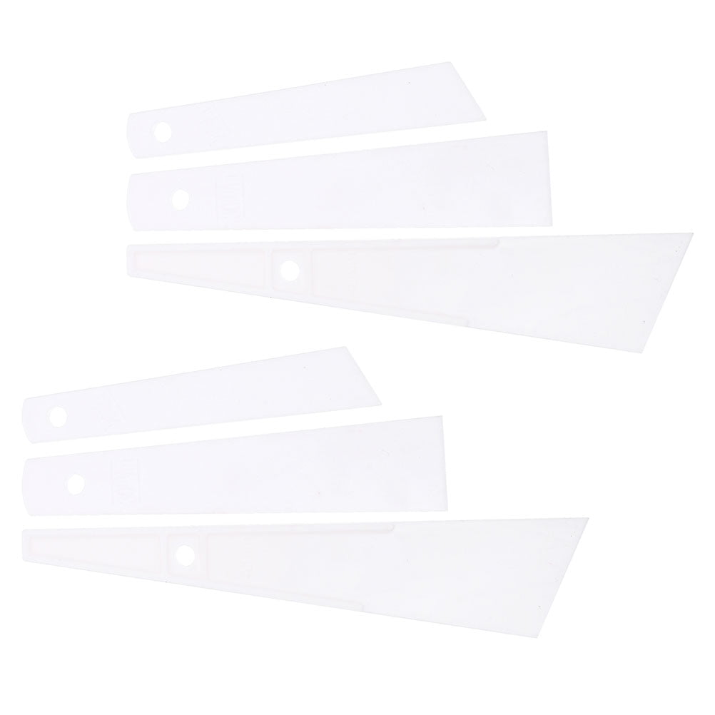 FONDOTIN Plastic Glue Smear Stick Glue Smear Sticks White for DIY Tools 2 Sets