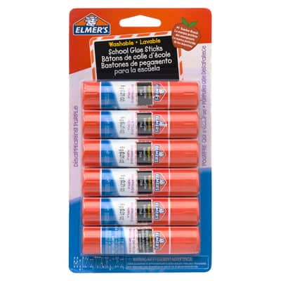 8 Packs: 6 ct. (48 total) Elmer's® Disappearing Purple School Glue Sticks