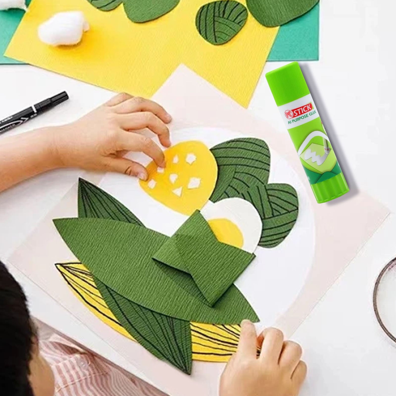 GBAYXJ Glue Sticks Solid Adhesive For Hot Bed Print Filament,Convenient To Carry Solid Adhesive(Color:Green)