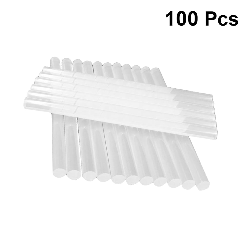 AURARMLET 100PCS Bulk Glue Sticks Clear Thermoplastic Resin for Ceramics