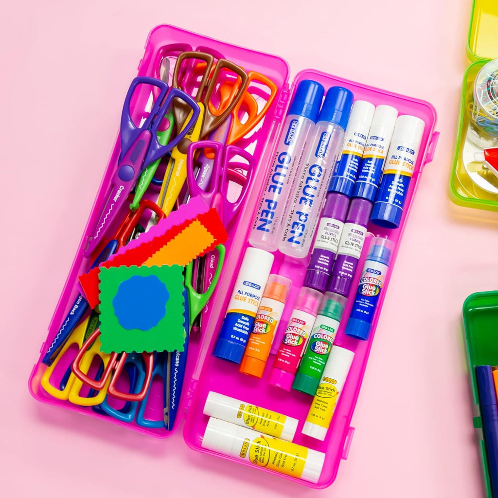 BAZIC Washable Disappearing Purple Glue Stick 8g, Acid Free (4/Pack), 1-Pack