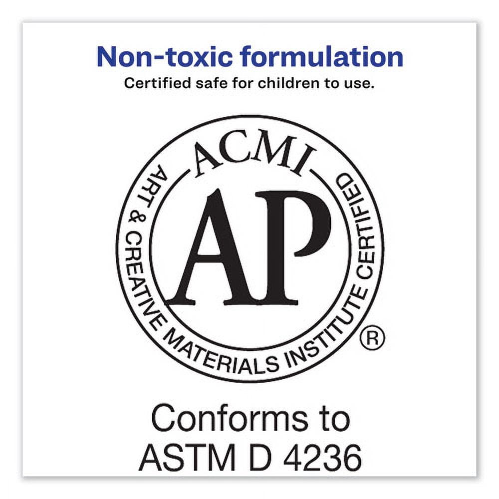 Permanent Glue Stic, 0.26 Oz, Applies White, Dries Clear | Bundle of 2 Each