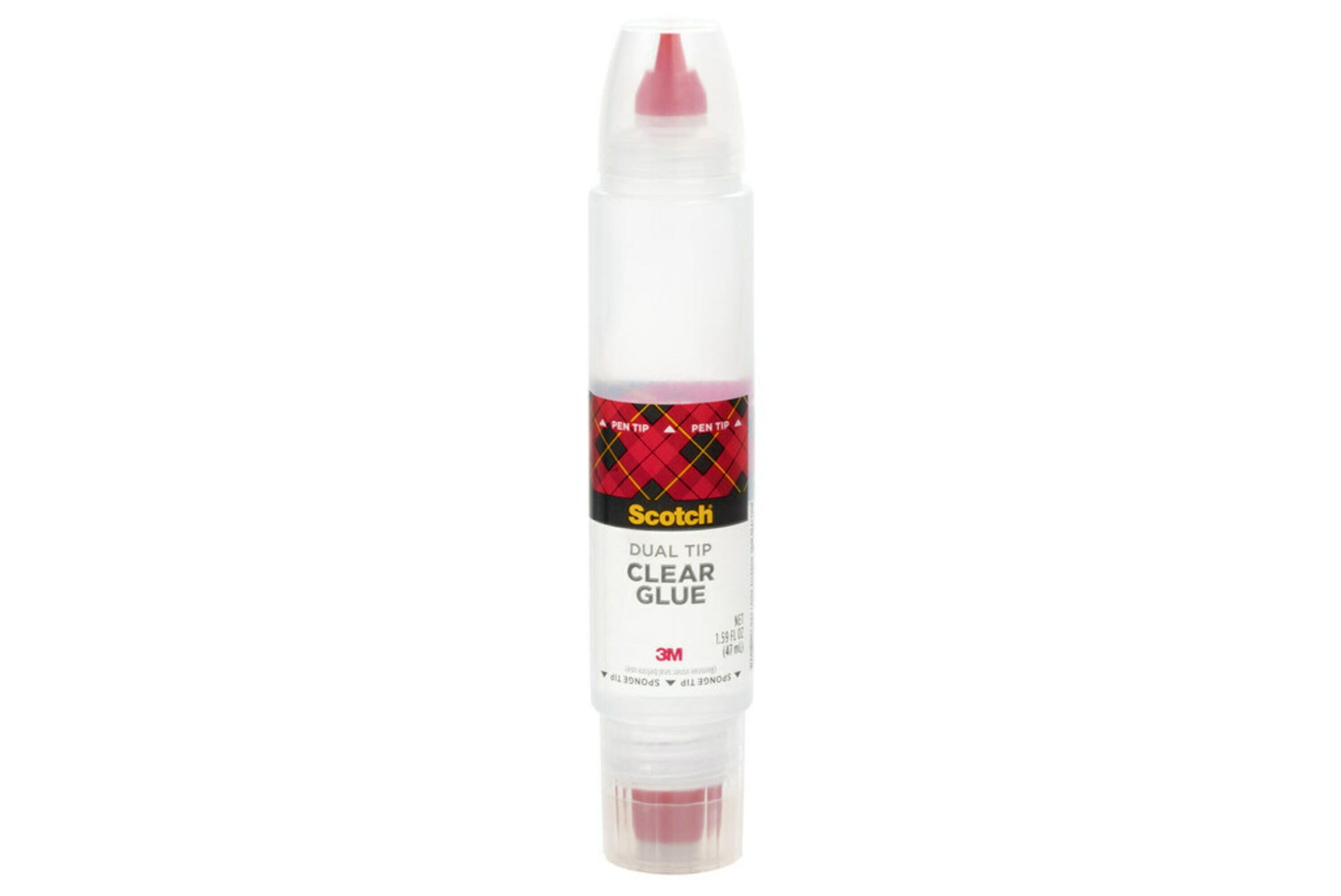 3M Scotch Clear Glue with 2-Way Applicator, 1.6 oz.