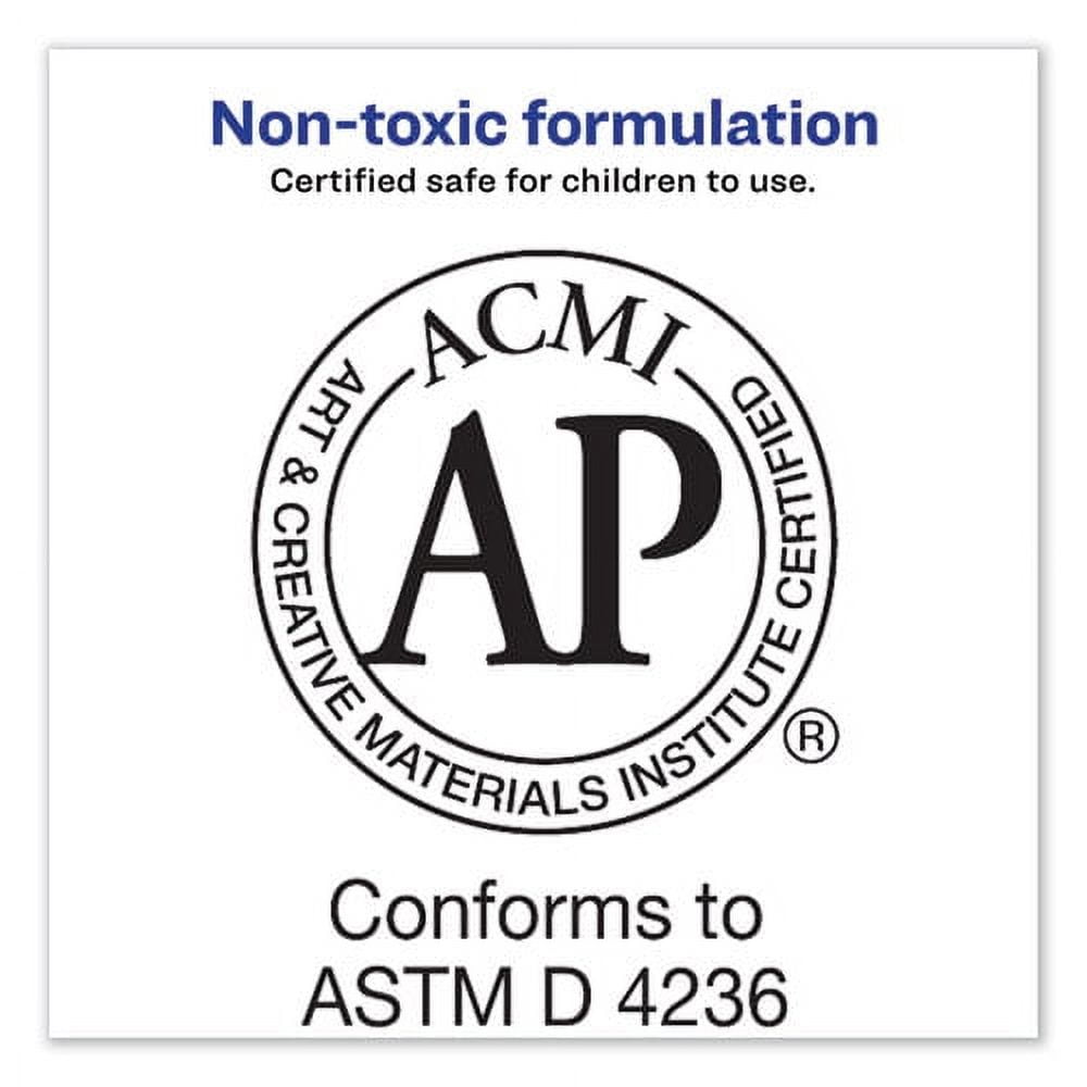 Permanent Glue Stic, 1.27 Oz, Applies Purple, Dries Clear | Bundle of 2 Each