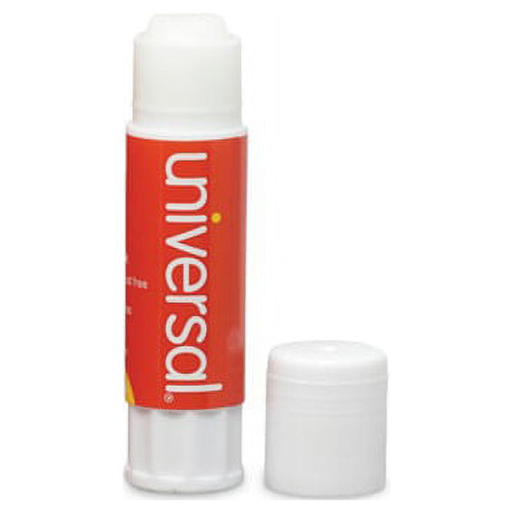 Glue Stick 0.28 oz, Applies and Dries Clear, 12/Pack