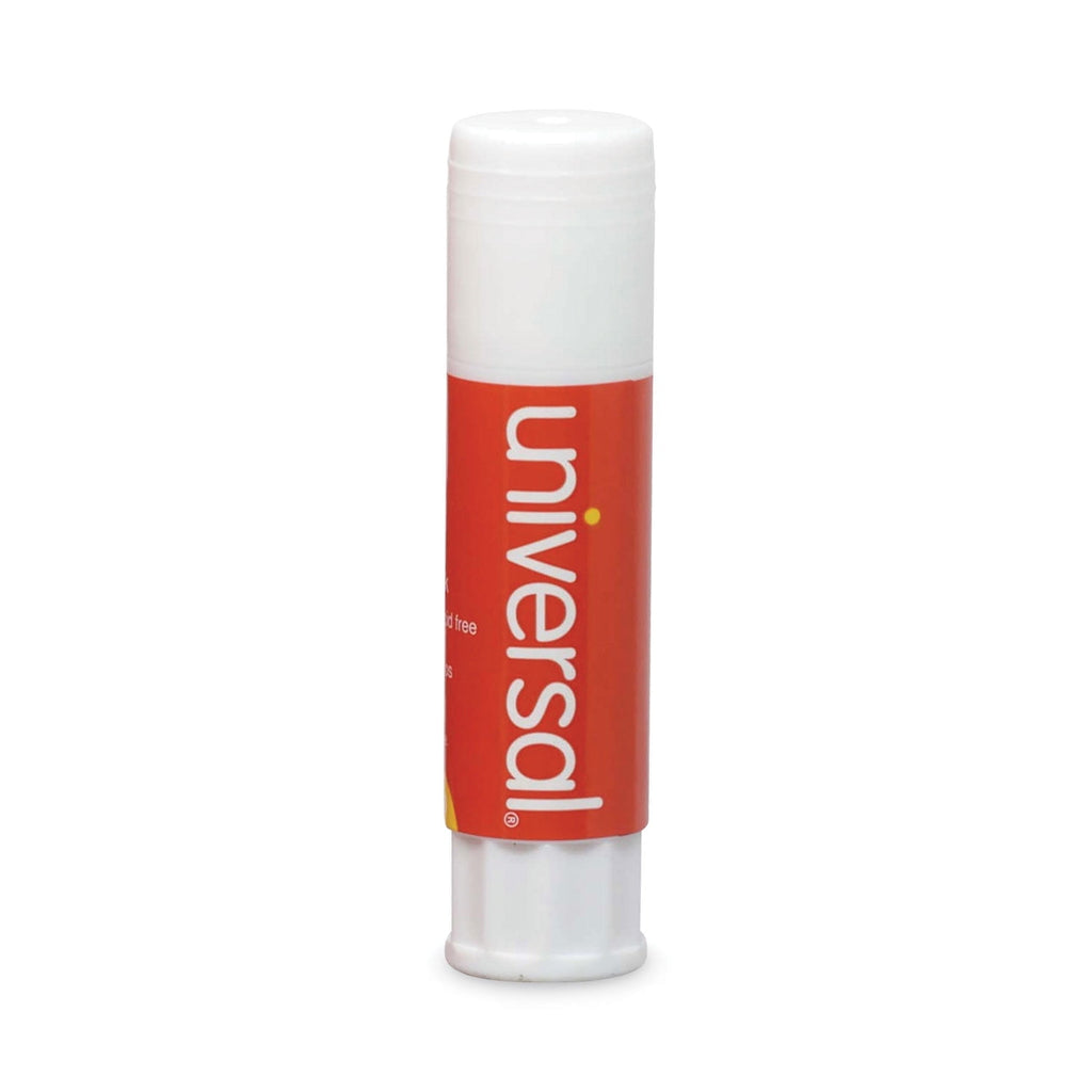 1PC Universal Glue Stick, 0.28 oz, Applies and Dries Clear, 12/Pack