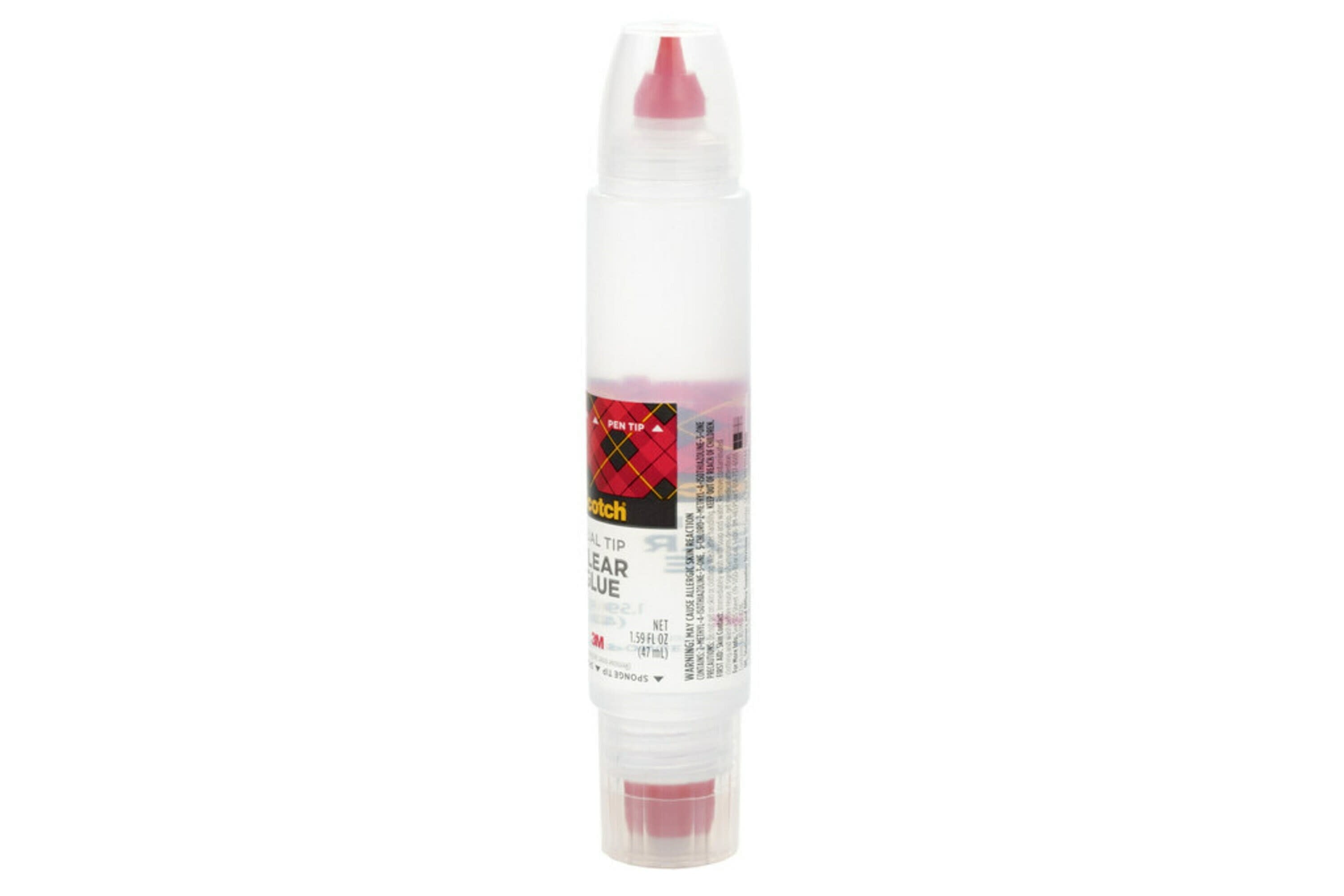 3M Scotch Clear Glue with 2-Way Applicator, 1.6 oz.