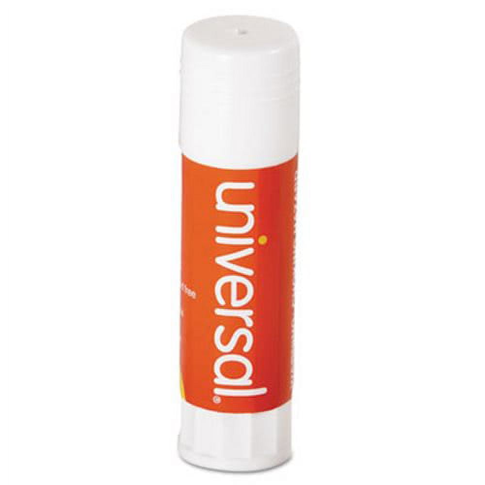 2PK Universal Permanent Glue Stick, .74 oz, Stick, 12/Pack