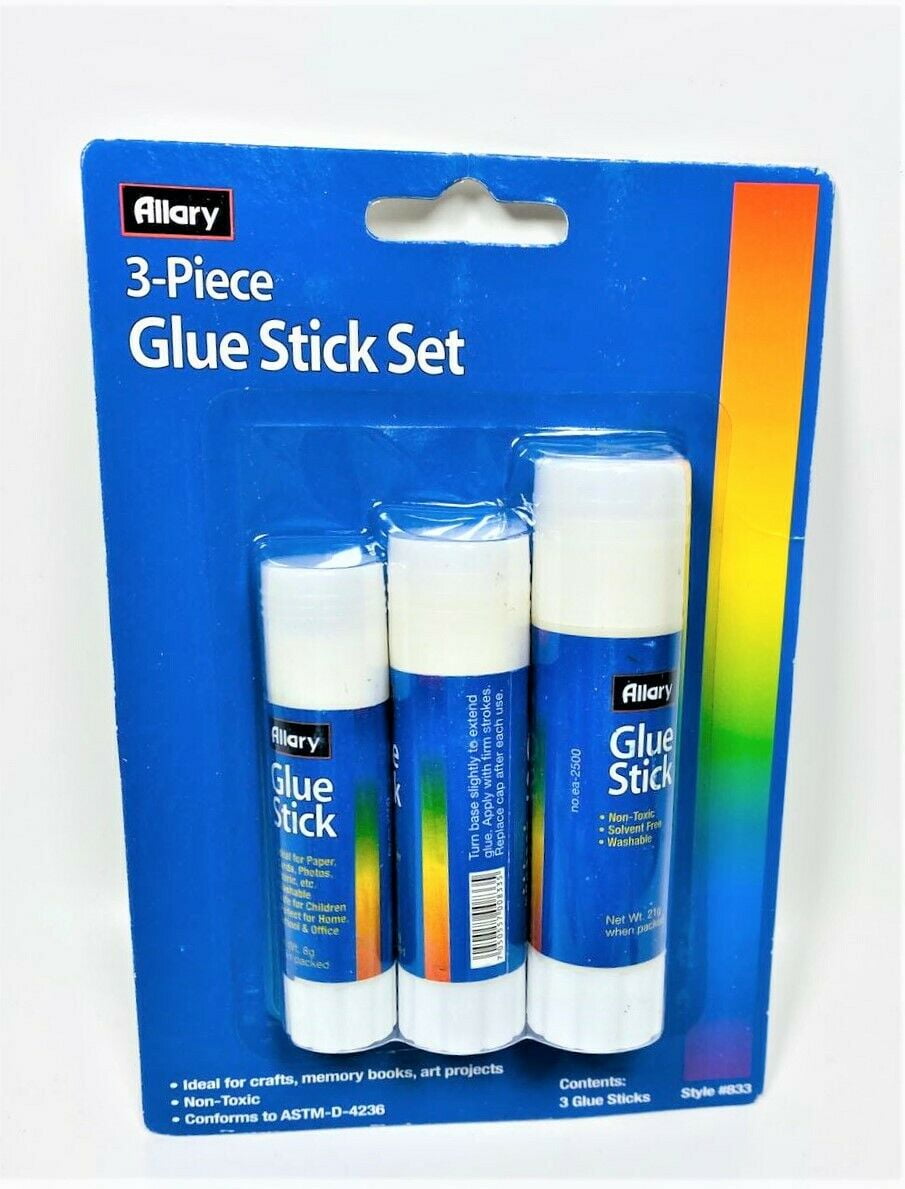 Lot of 2 Allary 3 Piece Glue Stick Set