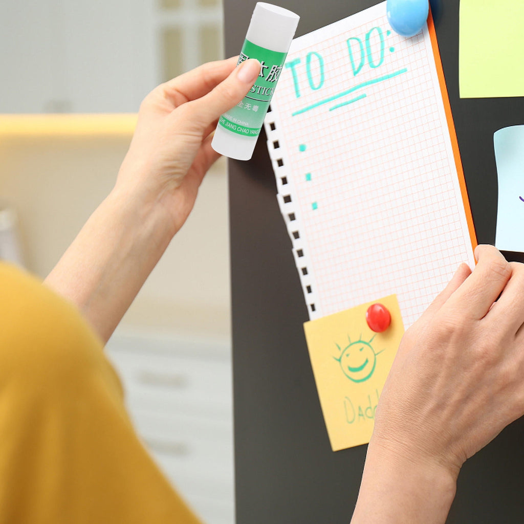 Masteelf 2pcs White Solid Glue Sticks All Purpose White Glue Stick Students All Purpose White Glue Sticks Portable White Solid Glue Stick