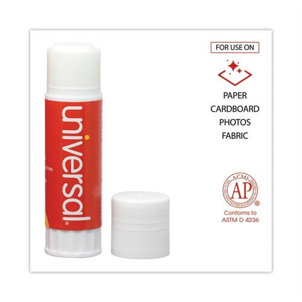 Glue Stick, 1.3 Oz, Applies And Dries Clear, 12/pack | Bundle of 2 Packs