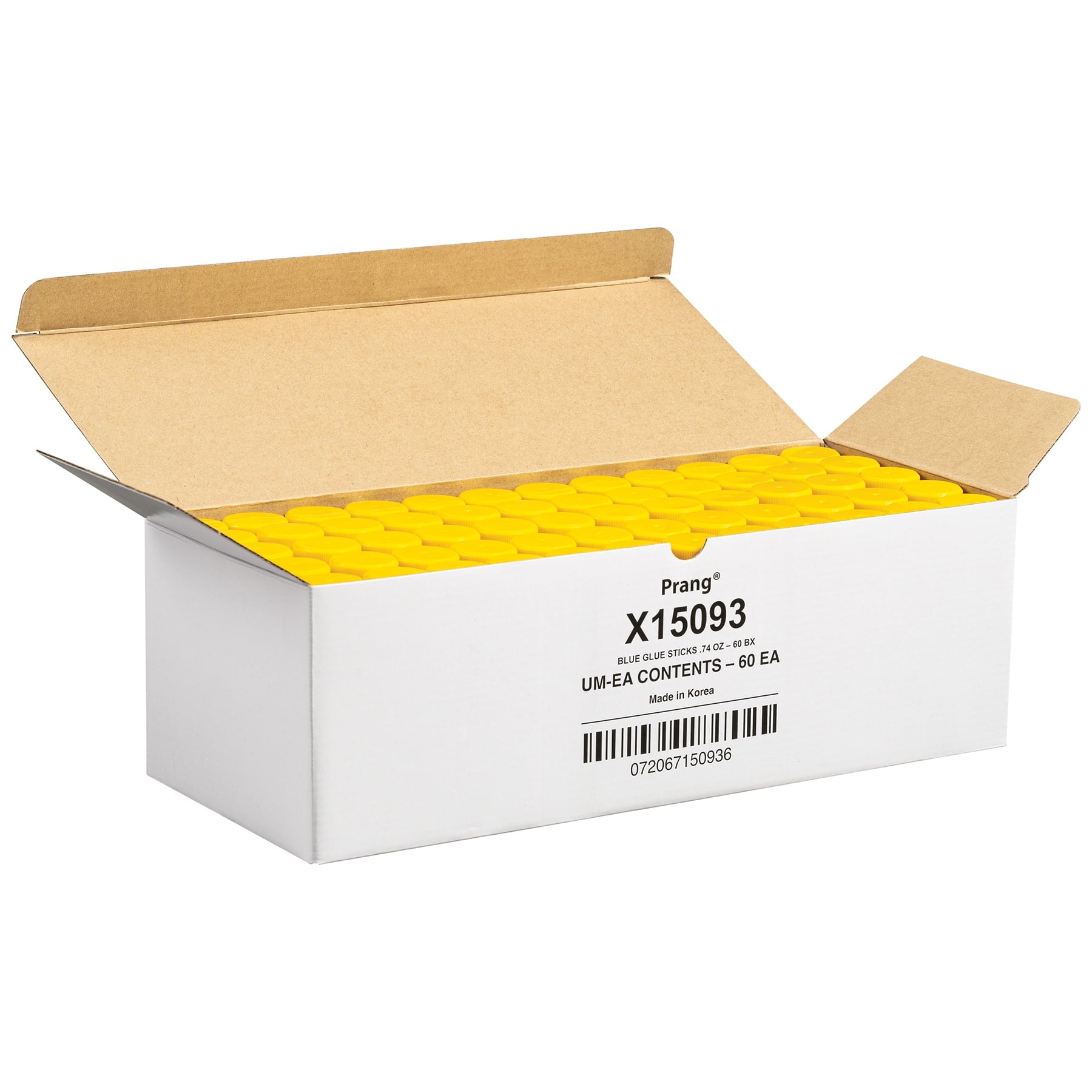 Prang Disappearing Blue Glue Sticks, Washable, .74oz, 60 Count