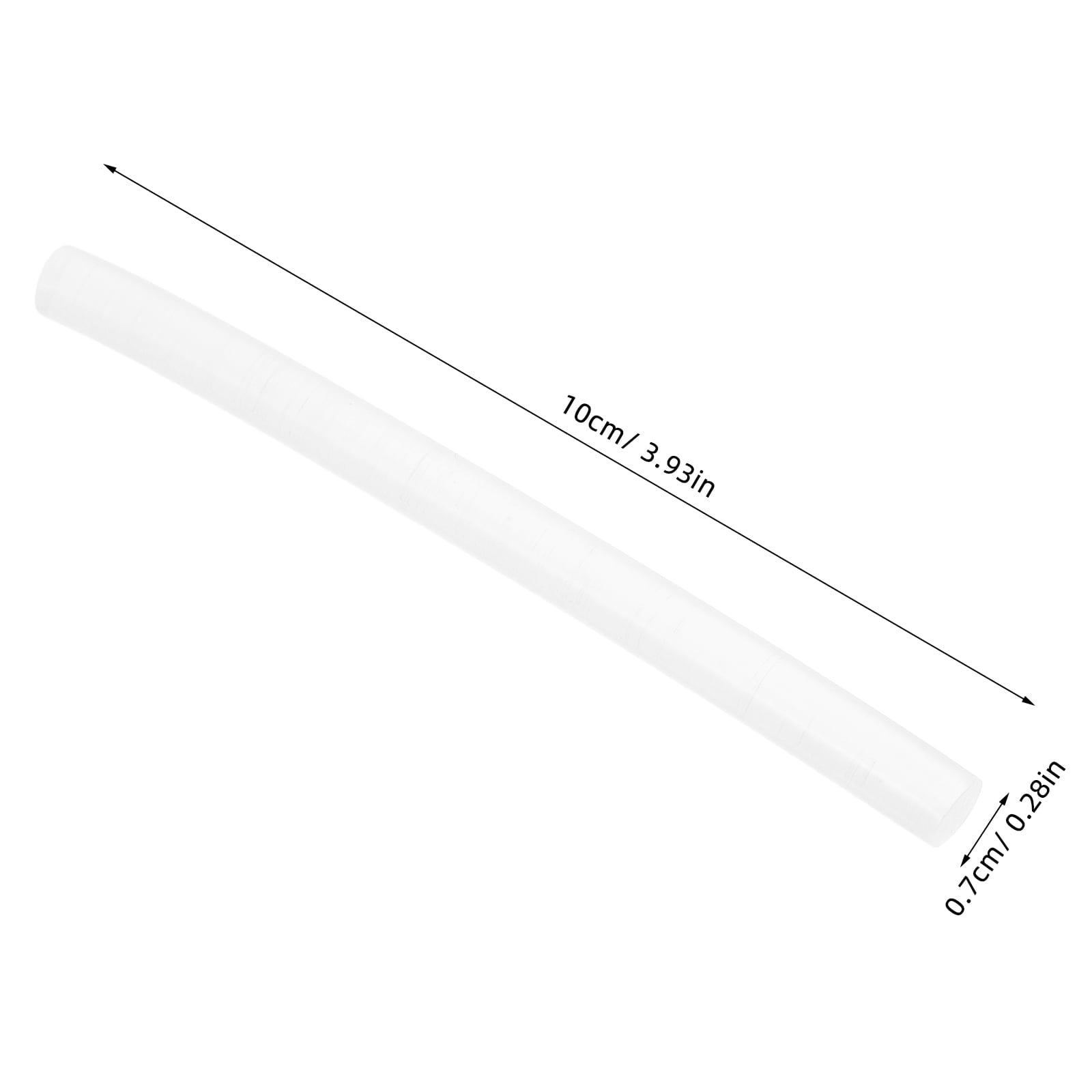 Pretyzoom 70pcs Glue Sticks Resin Transparent Strong Adhesive for Crafting