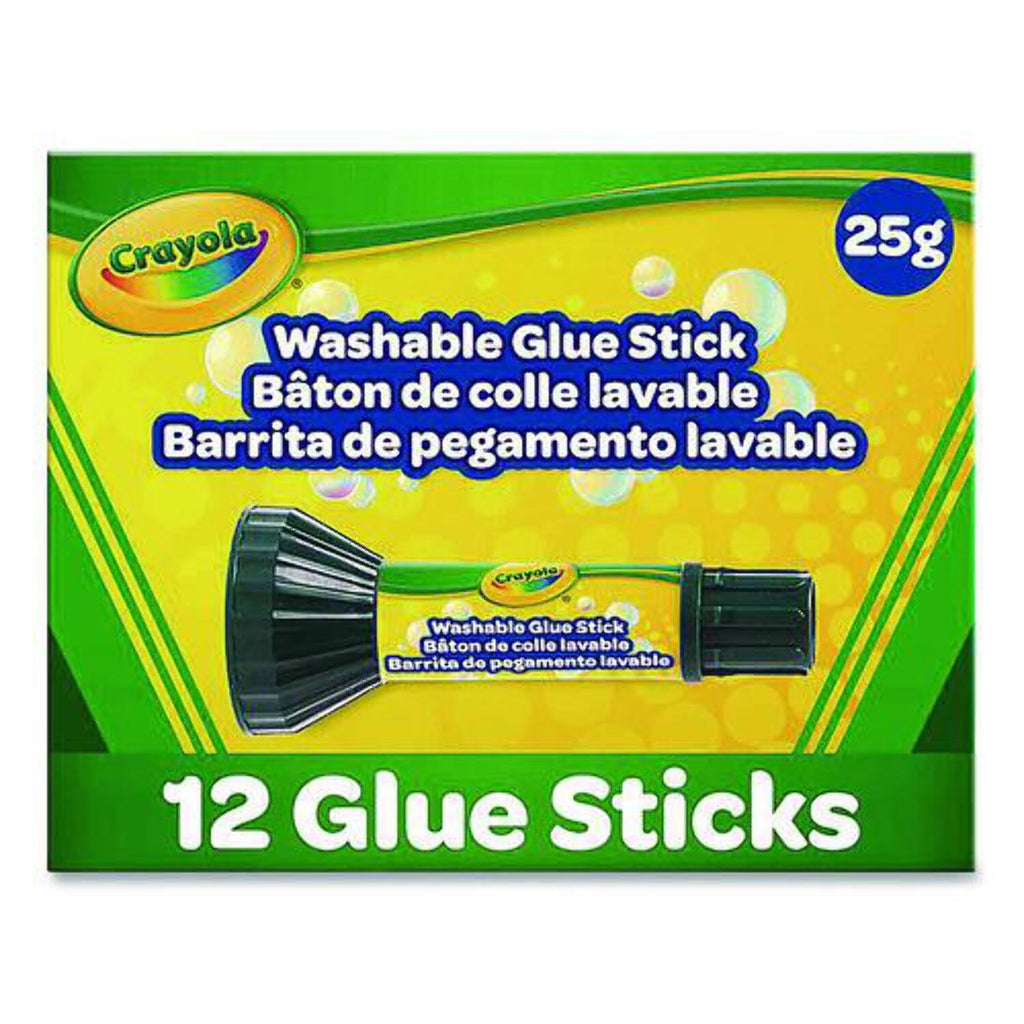 Crayola Washable glu Sticks, Blue, 12 / Box (Quantity)