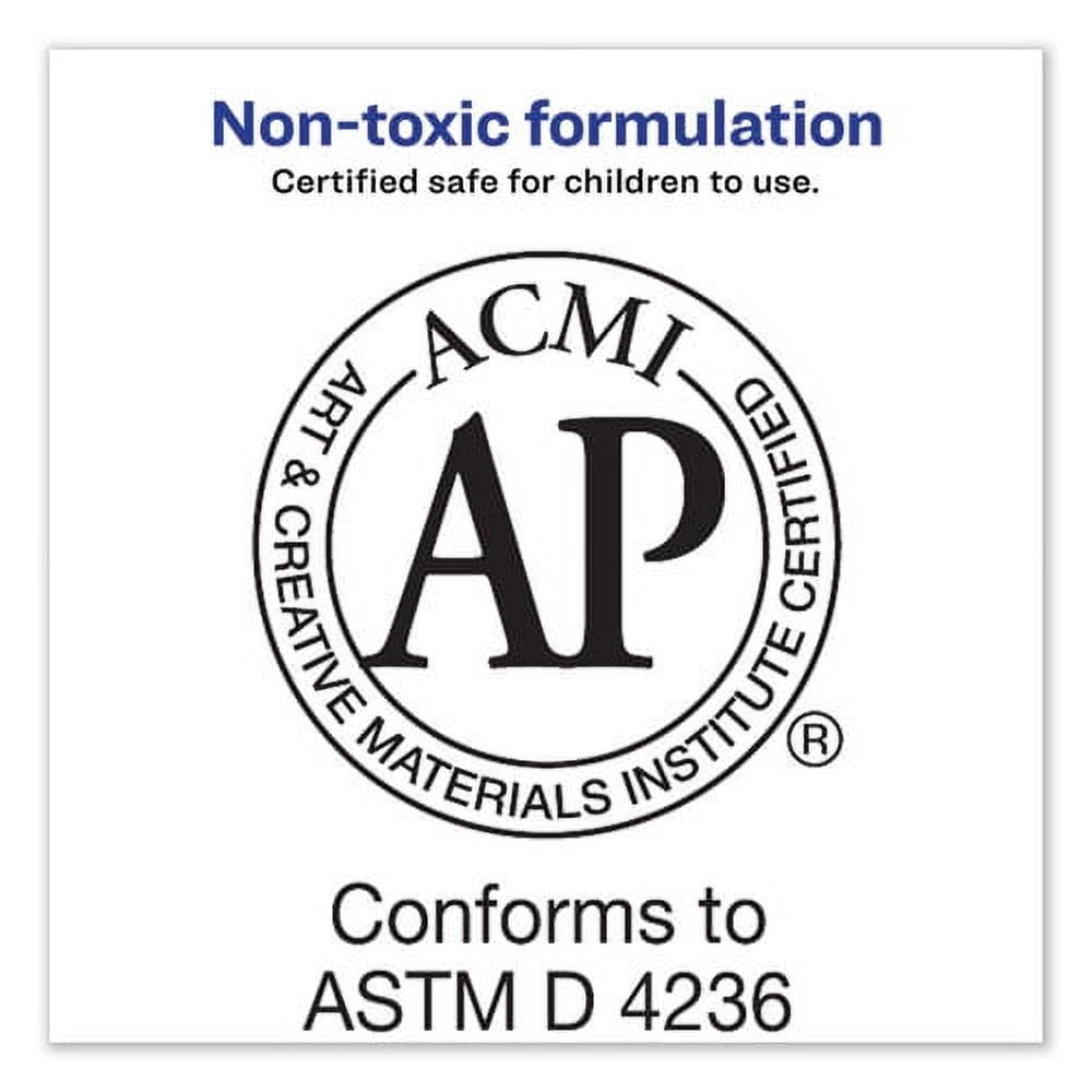 10PK Avery Clear Application Permanent Glue Stic, 1.27-oz., Stick