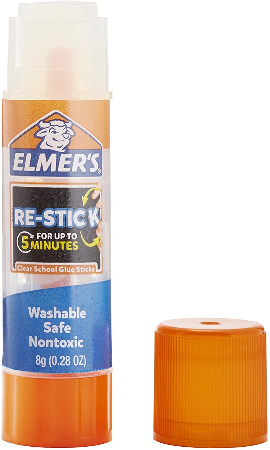 Elmers Disappearing Purple Glue Sticks with Bonus Re-Stick Glue Stick, 3 + 1 Pack