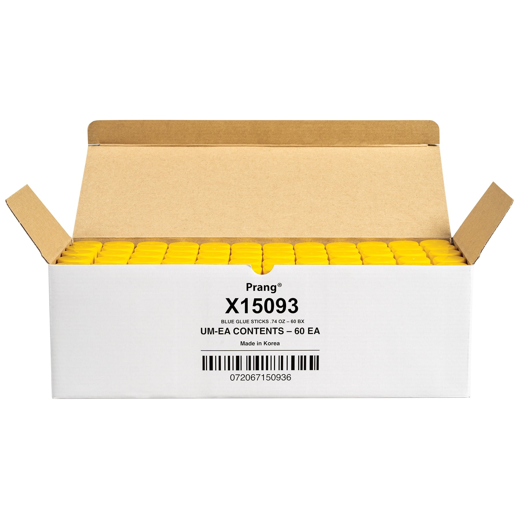 Prang Disappearing Blue Glue Sticks, Washable, .74oz, 60 Count