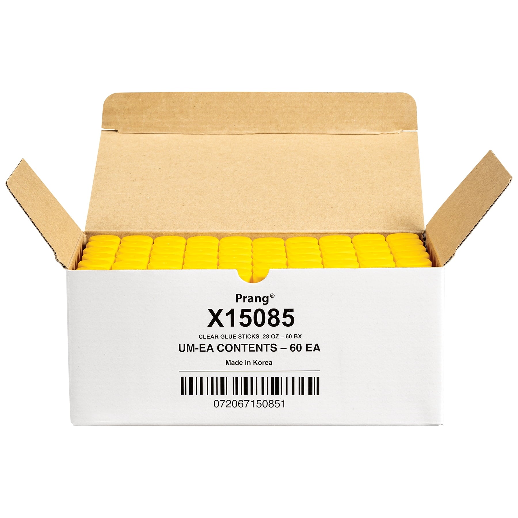 Prang Clear Glue Sticks, Washable, .28oz, 60 Count