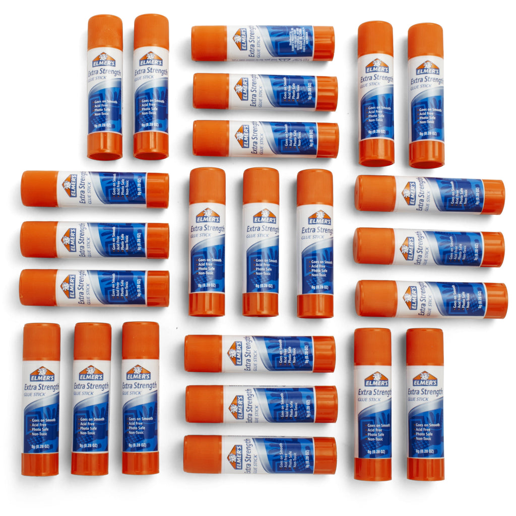 Elmer's Extra-Strength Office Glue Sticks, 0.28 Oz, 24 Ct