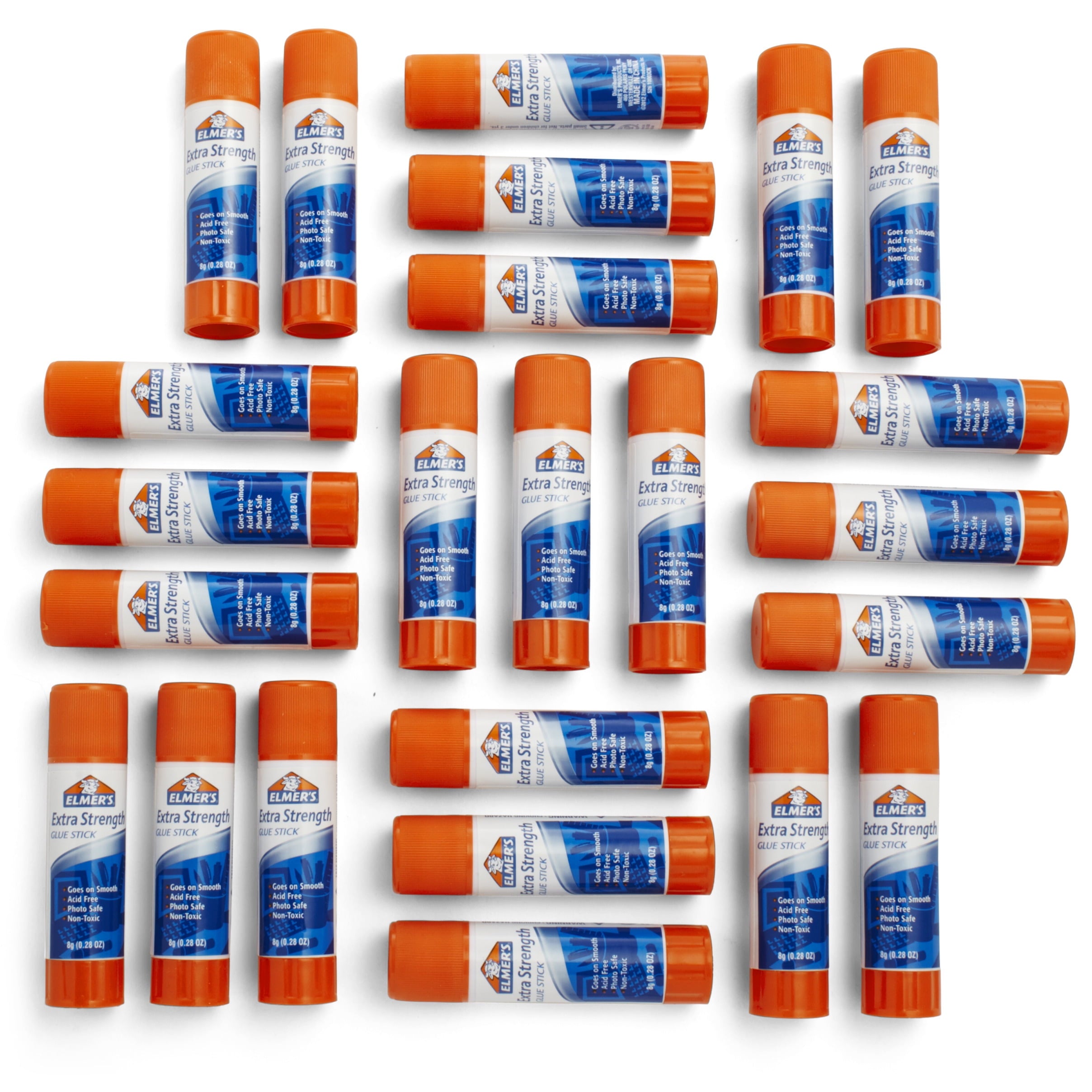 Elmer's Extra-Strength Office Glue Sticks, 0.28 Oz, 24 Ct