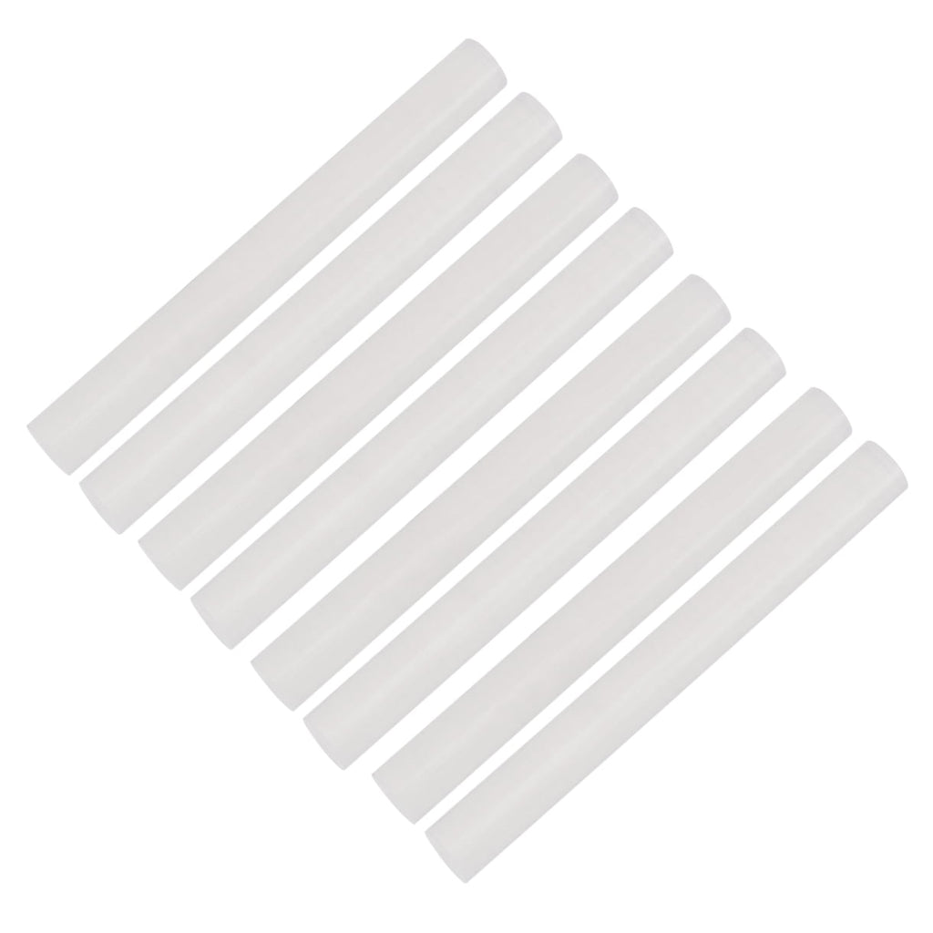 WRISTBIQUE Cylindrical Glue Sticks 10Pcs for Glass and Cardboard Crafting Transparent Thermoplastic Resin