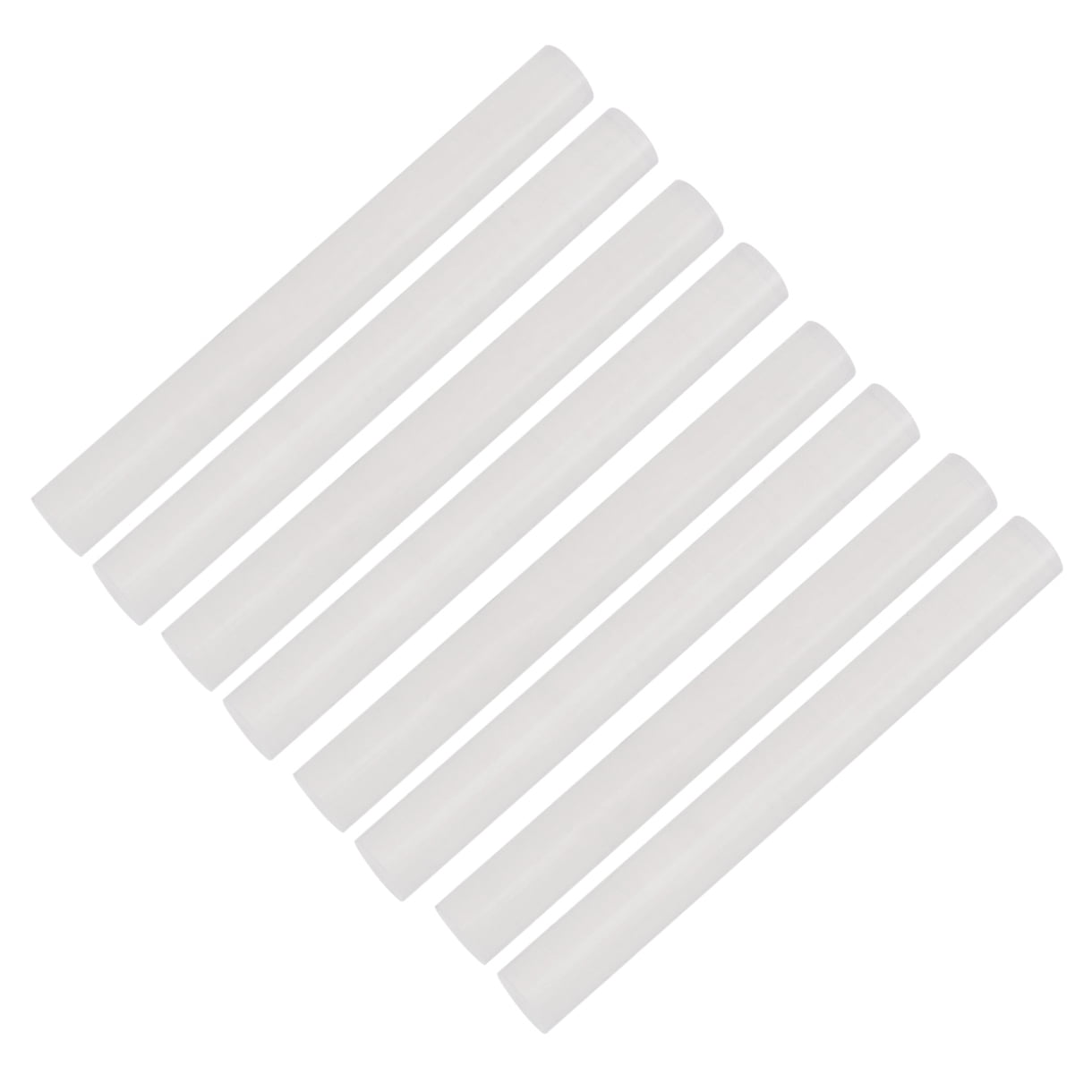 WRISTBIQUE Cylindrical Glue Sticks 10Pcs for Glass and Cardboard Crafting Transparent Thermoplastic Resin