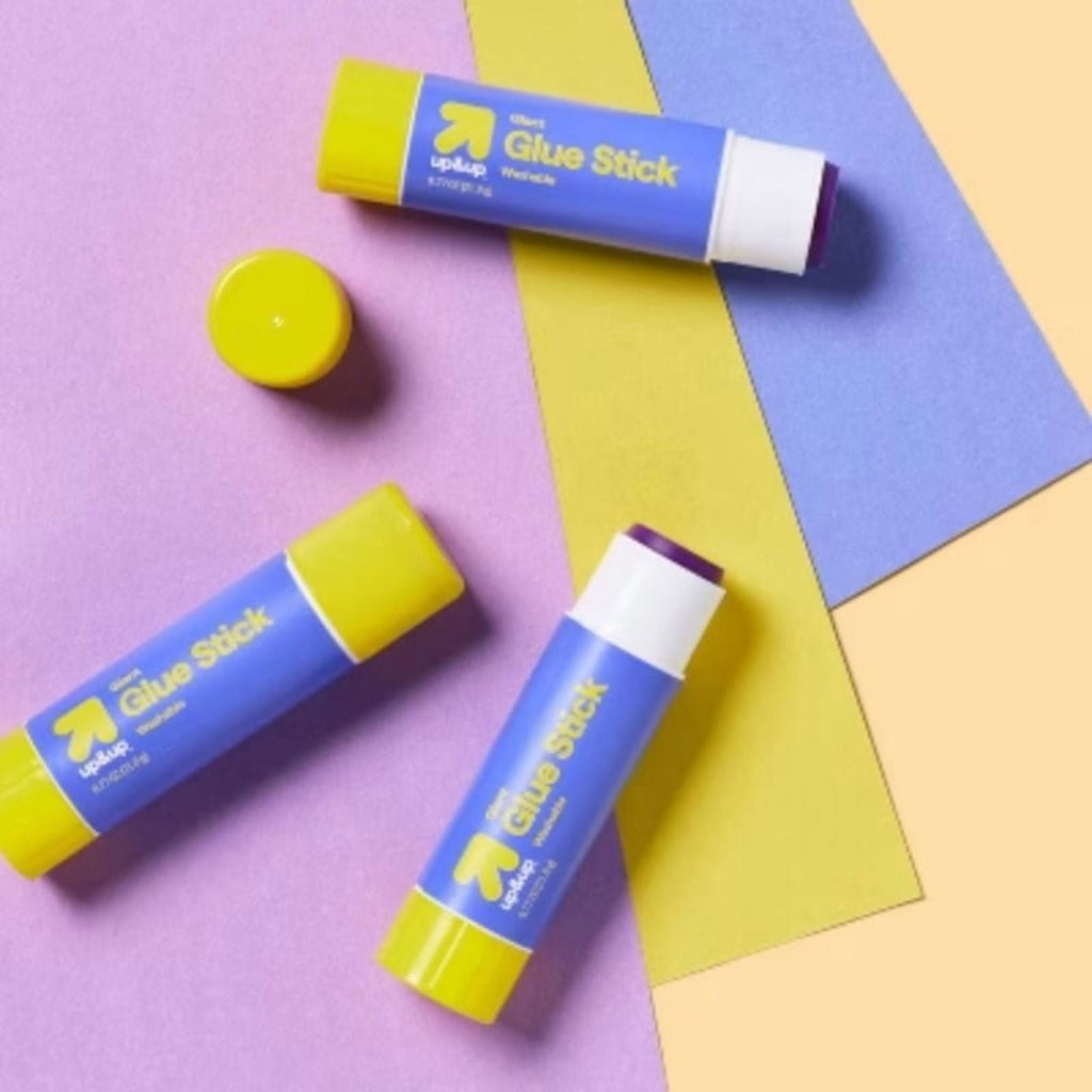 12ct Giant Glue Sticks Disappearing Purple