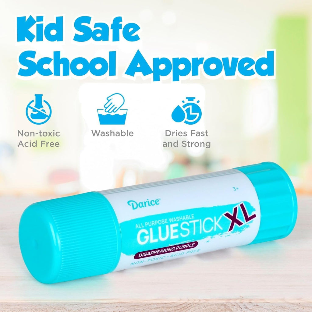 Darice XL Disappearing Purple Glue Sticks 115g
