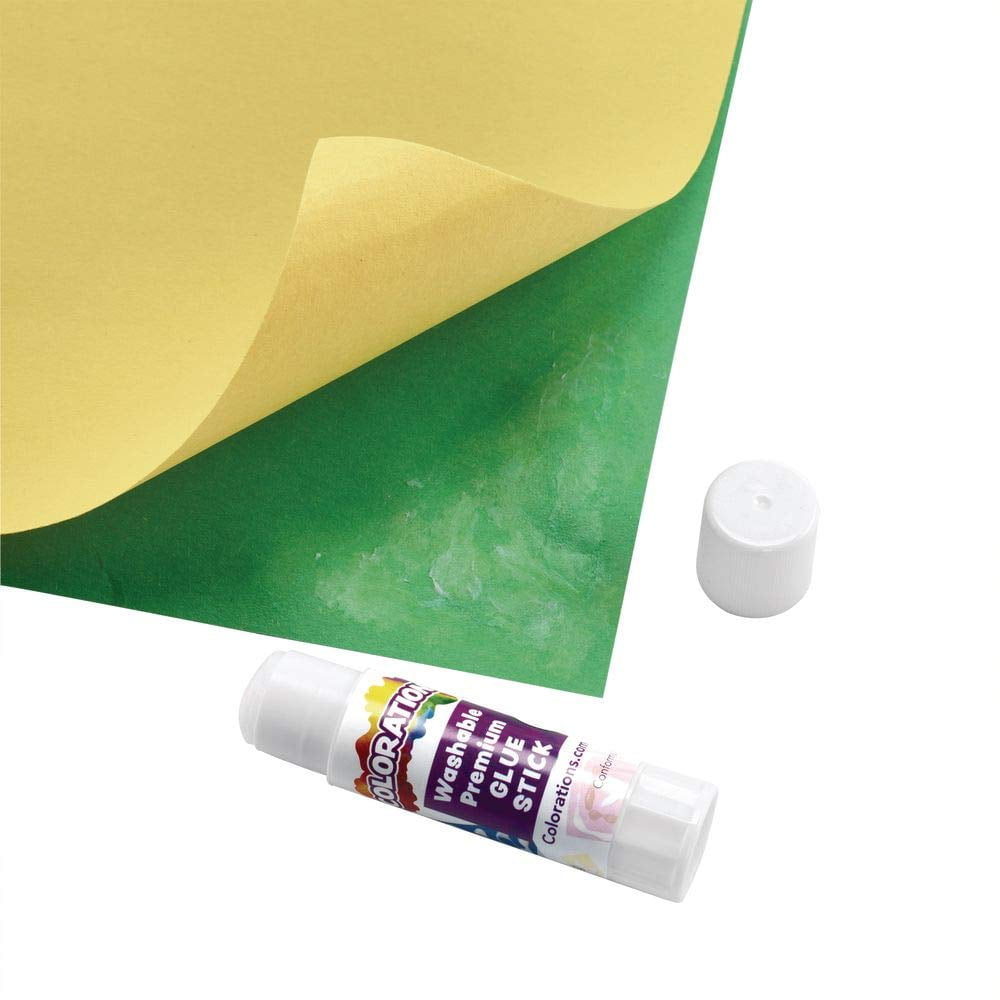 Colorations Washable Premium White Glue Sticks (0.32 oz ea) - Set of 30