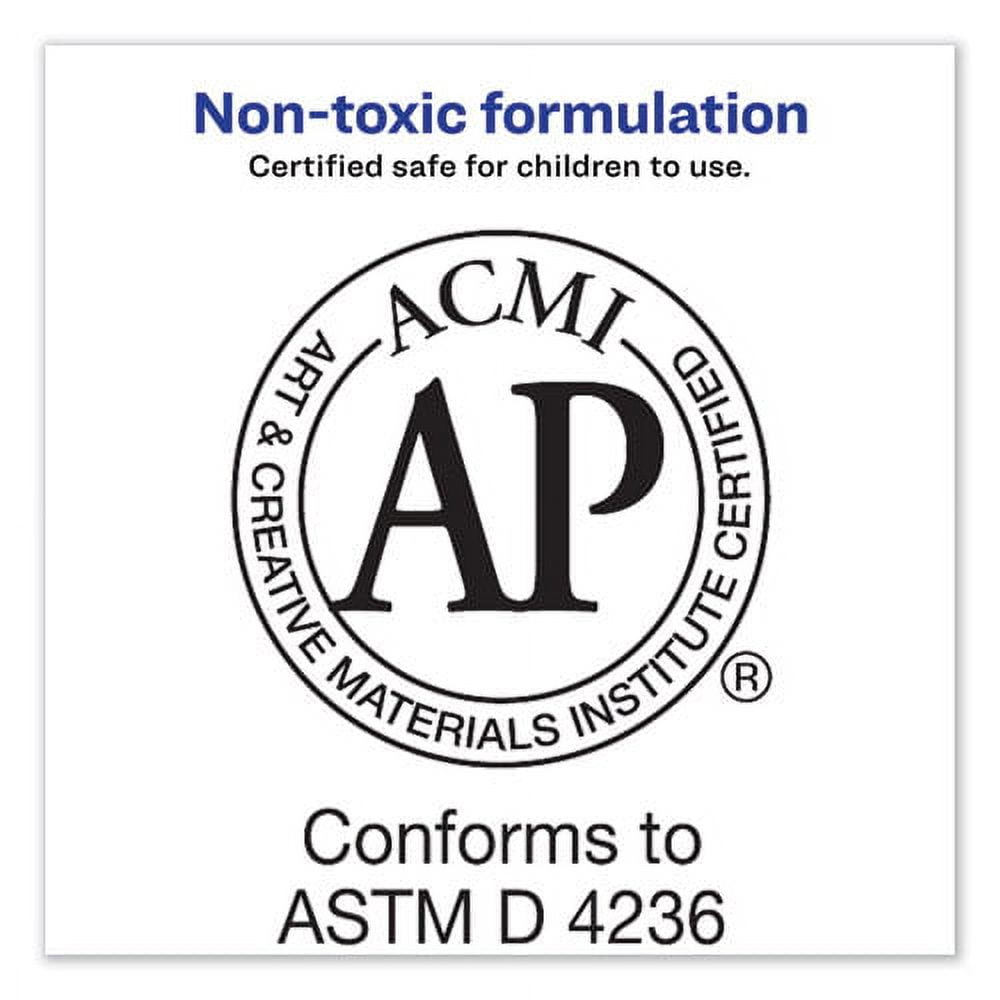 Permanent Glue Stic Value Pack, 0.26 Oz, Applies White, Dries Clear, 6/pack | Bundle of 2 Packs