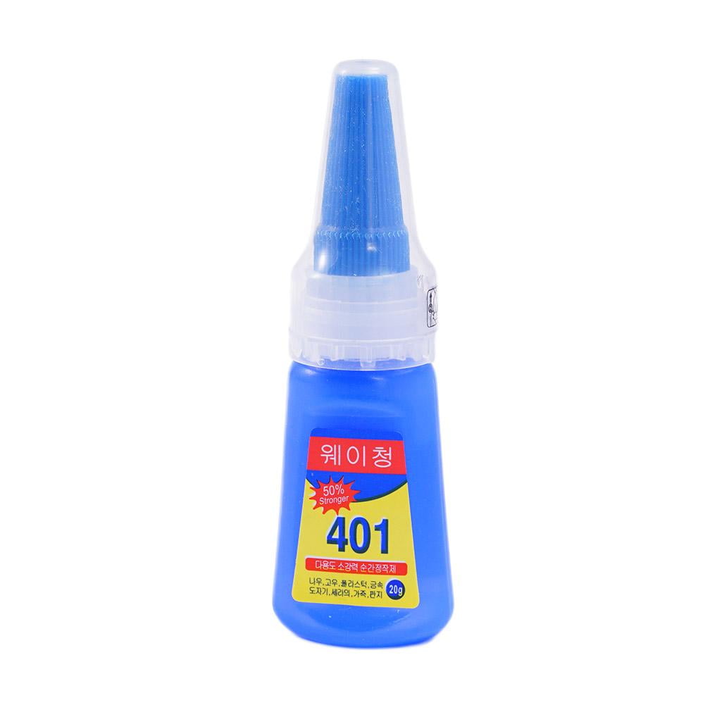 Blue 20Ml (A) $401 Glue Stick Rubber Metal Plastic Wood Glass Quick Drying Universal Nail Glue 502 Glue