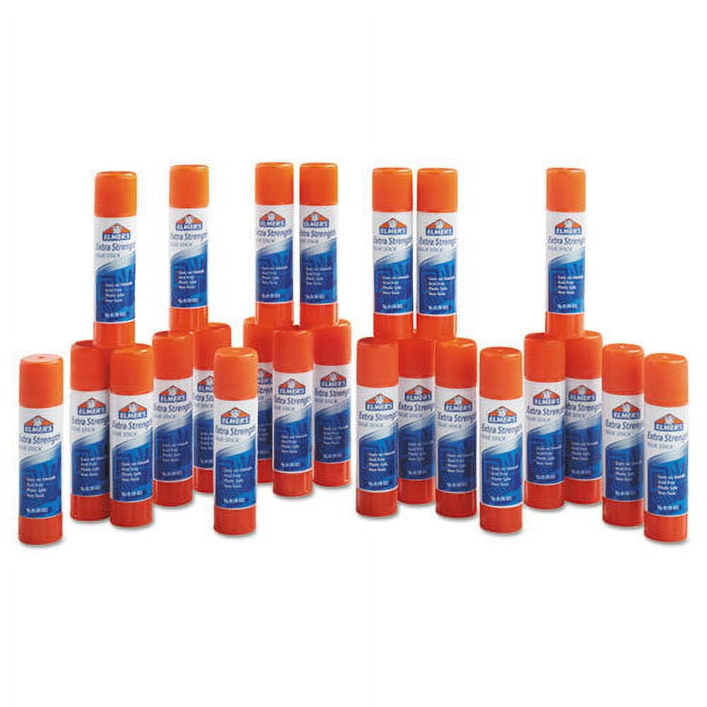 Elmer's Elmer's Extra-Strength Office Glue Stick, 0.28 oz, Dries Clear, 24/Pack