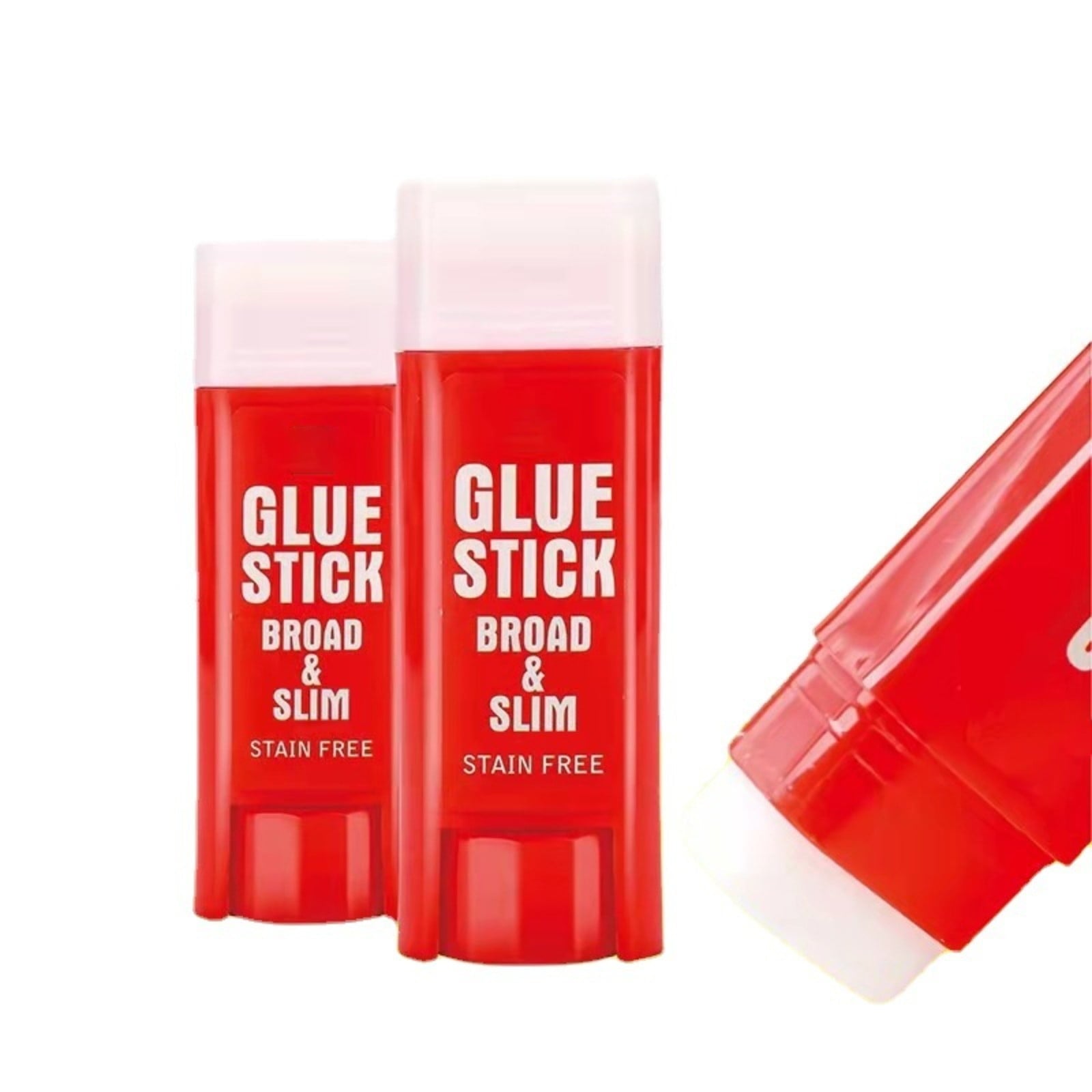 GBAYXJ^Red| Transparent Solid Glue Handmade Glue Stick Material Transparent Glue Stick Student Stationery