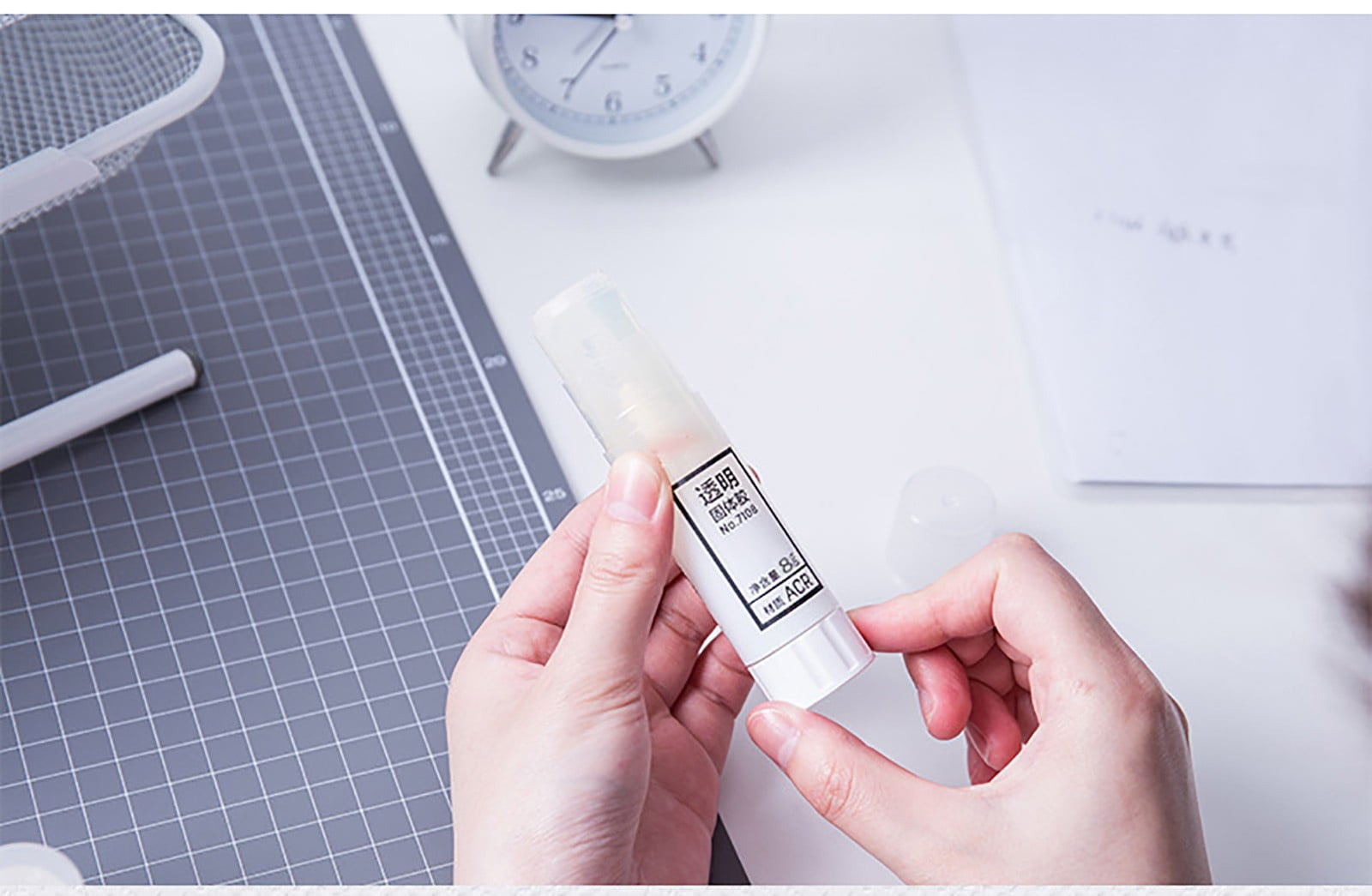 Glue Stic - Washable, Non-Toxic Glue Sticks for Classroom, Crafting, and Office Use, White