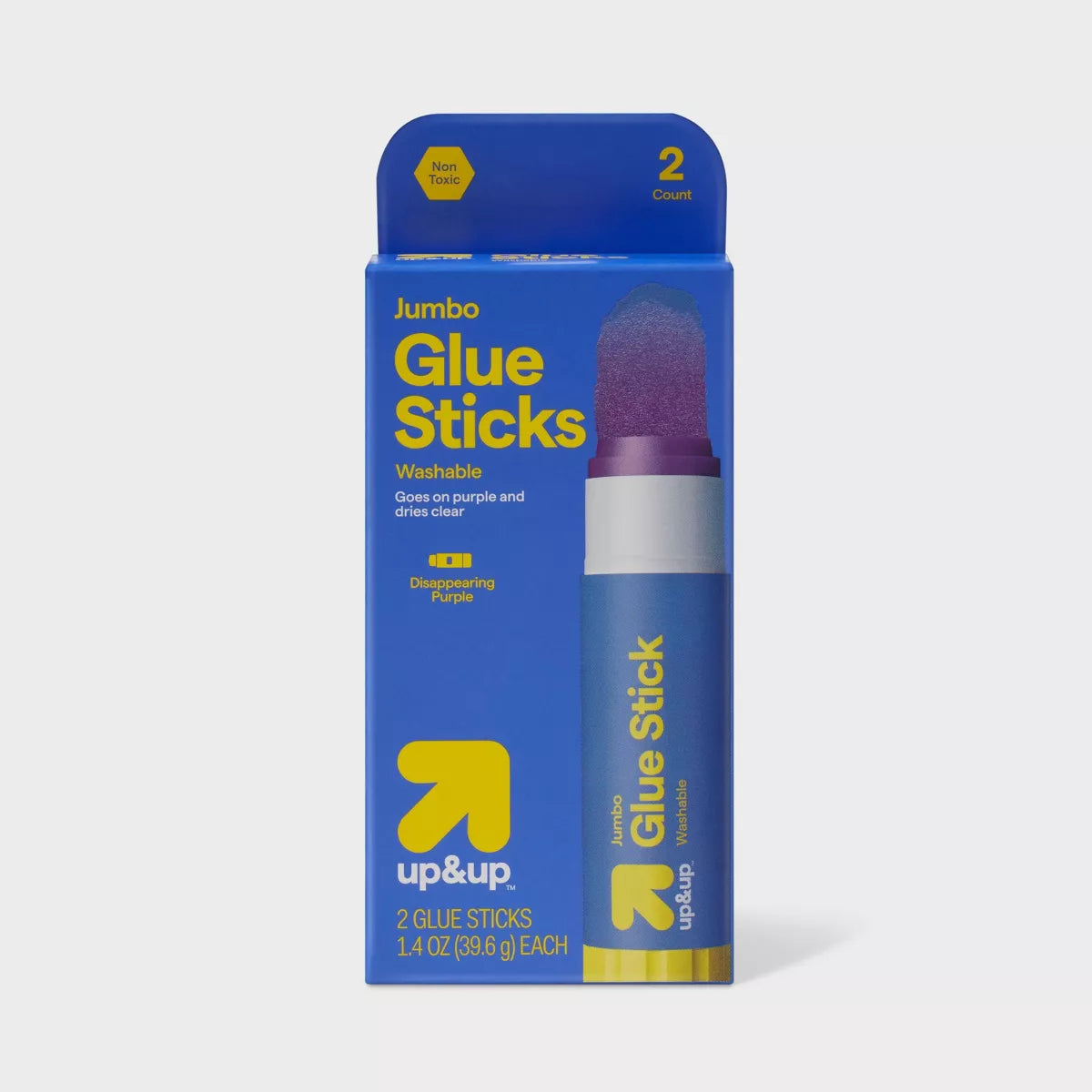 Jumbo Glue Sticks Disappearing Purple - up&up™