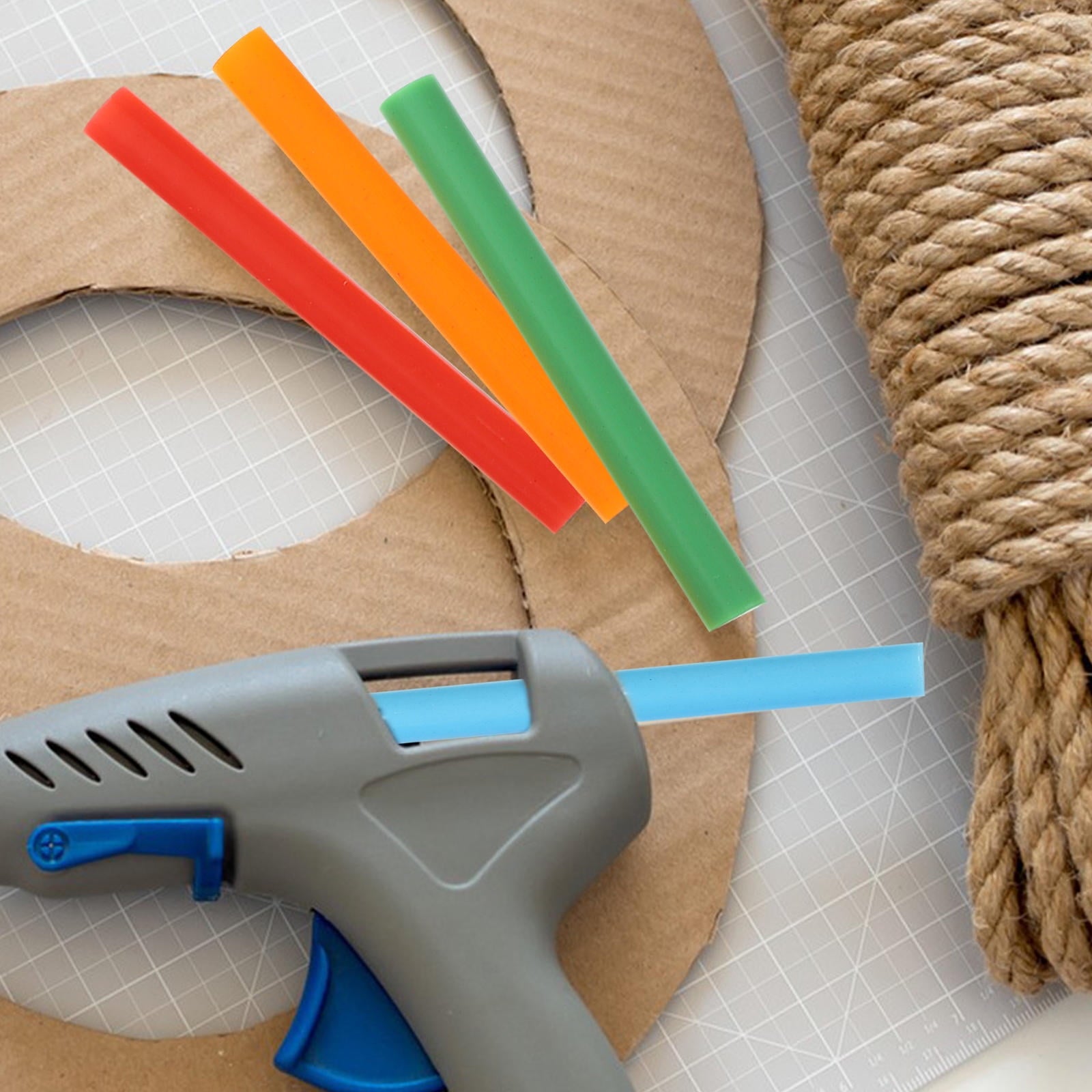 LEORX 36Pcs Glue for Crafting EVA Assorted Color for Bonding Fabric and Paper