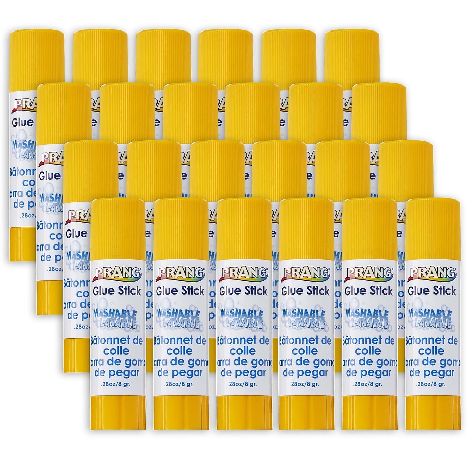Prang Washable Glue Stick .28 oz. Pack of 24 (DIX15083-24)