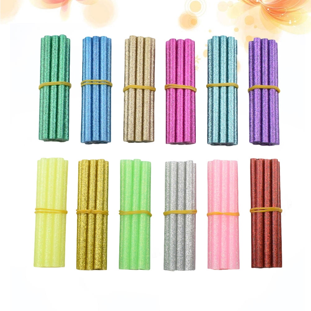 Soimiss 60pcs Model Glue for Miniatures Hot Glue Assorted Color for Craftsmen Filling Home