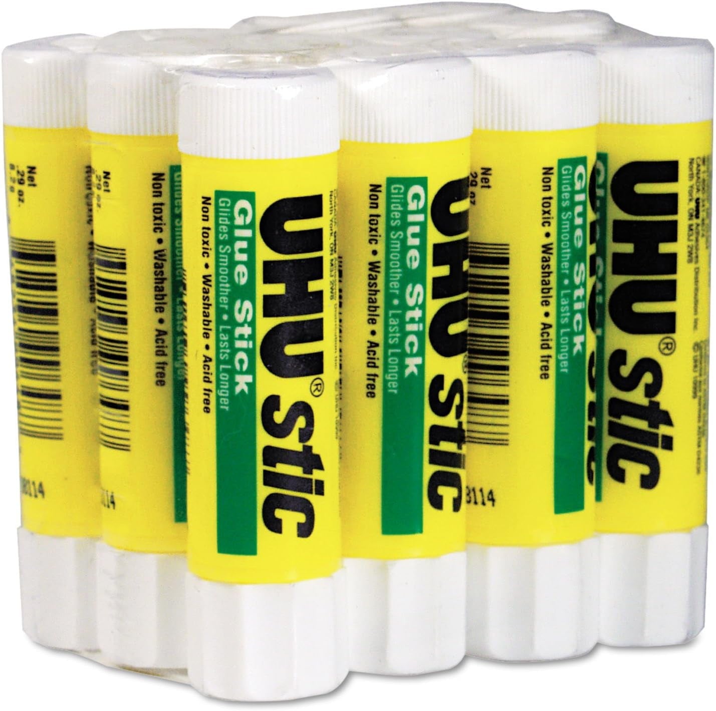 Stic Permanent Clear Application Glue Stick 0.29 oz 12 Sticks per Pack (99450)