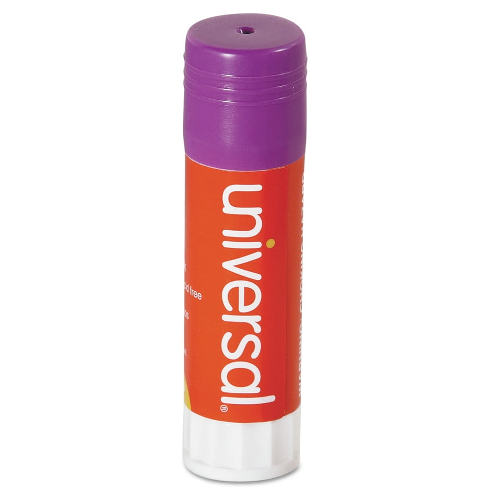 Universal Glue Stick .74 oz Stick Purple 12/Pack 74750