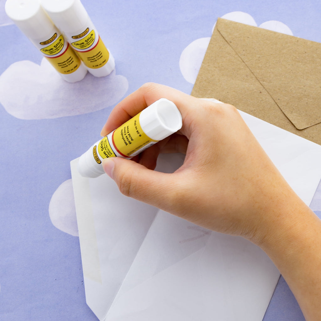 BAZIC Glue Stick 8g/0.28 Oz, White Glue Sticks, Acid Free for Photos Paper Art Craft (30/Pack), 20-Packs