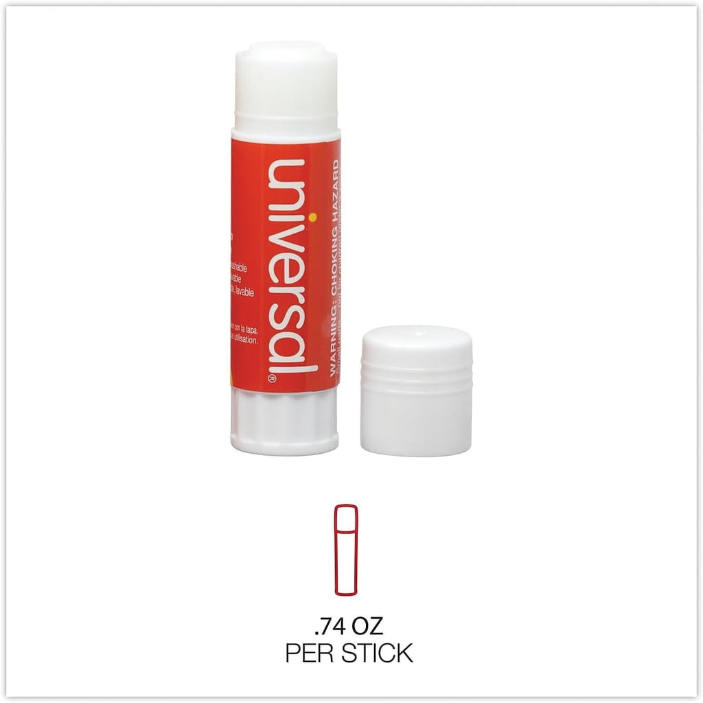 2pcs UNV75750 0.74 oz. Glue Stick - Clear (12/Pack)
