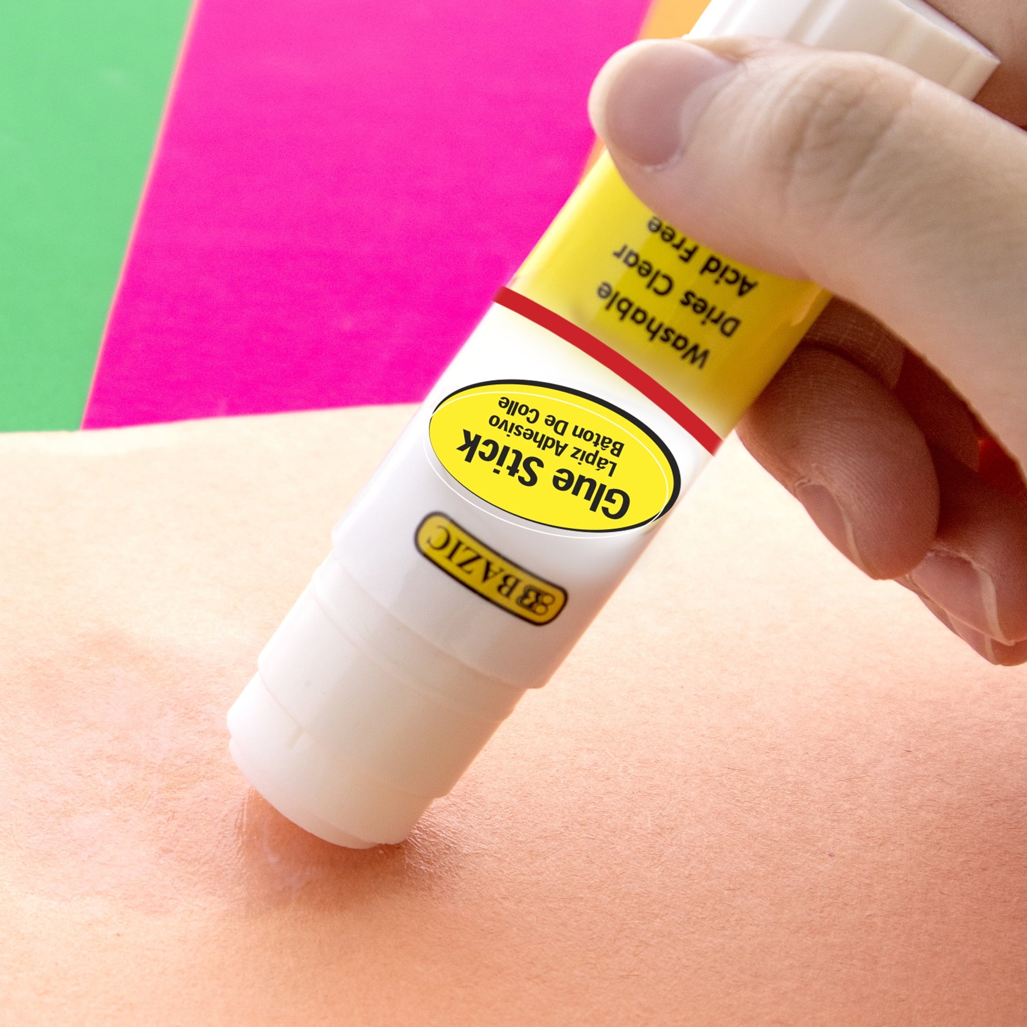 BAZIC Glue Stick 21g/0.7 Oz Acid Free Glue Sticks Set (3/Pack), 24-Packs