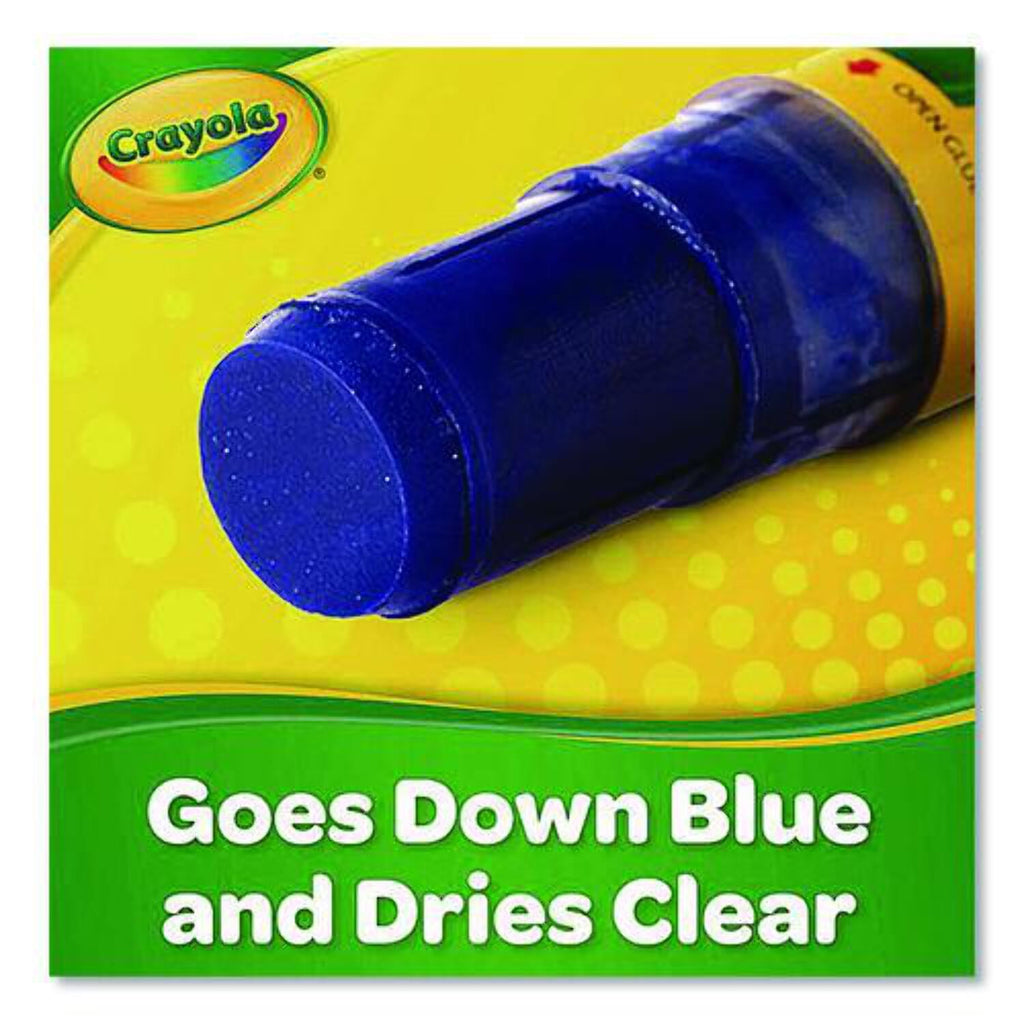 Crayola Washable glu Sticks, Blue, 12 / Box (Quantity)