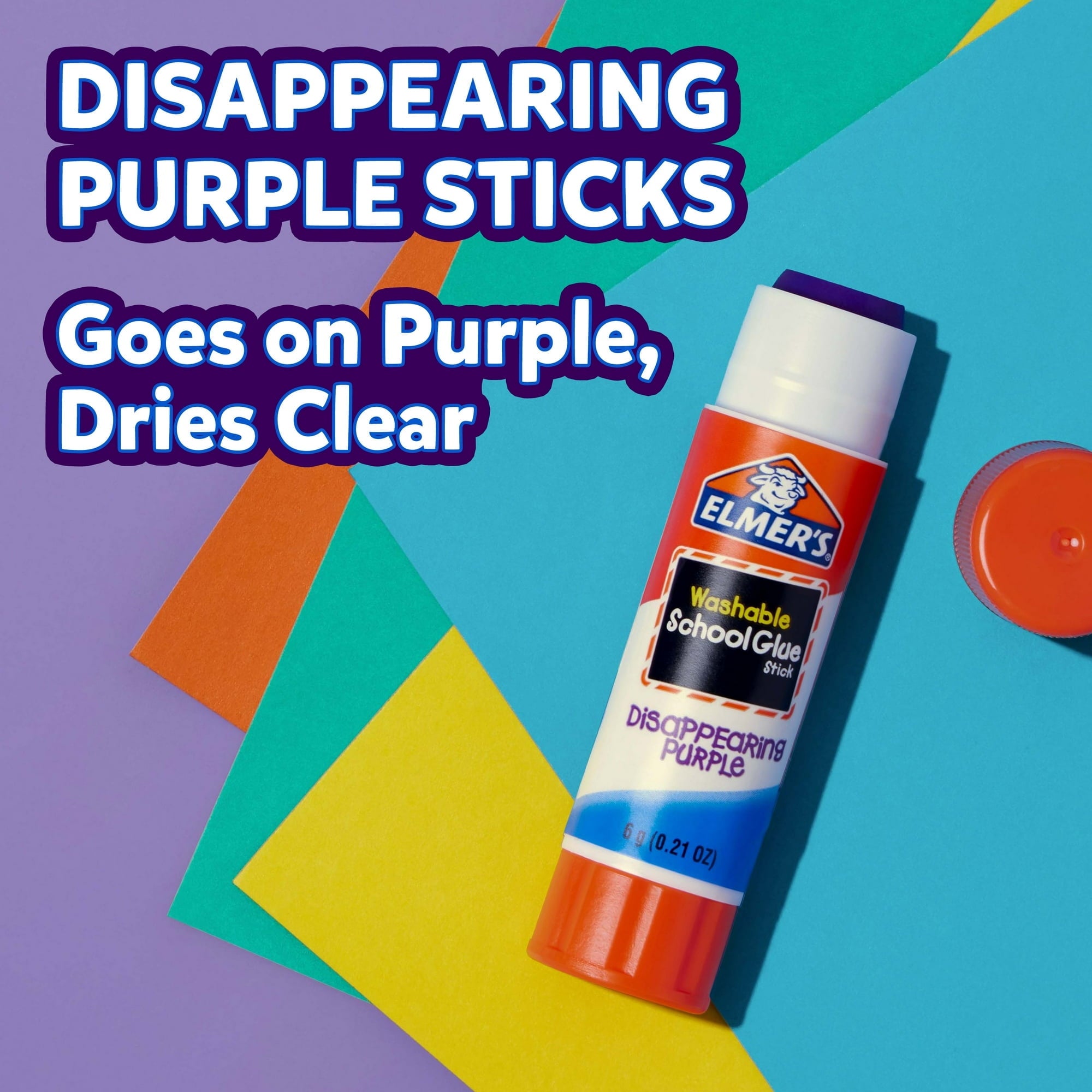 ( 2 Pack ) Elmer’s Scented Glue Sticks Variety Pack, Safe, Non-toxicSchool Glue, 6 Gram, 12 Count, 1 Hour Dry