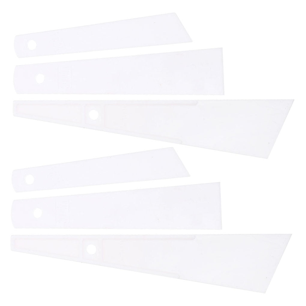 FONDOTIN Plastic Glue Smear Stick Glue Smear Sticks White for DIY Tools 2 Sets