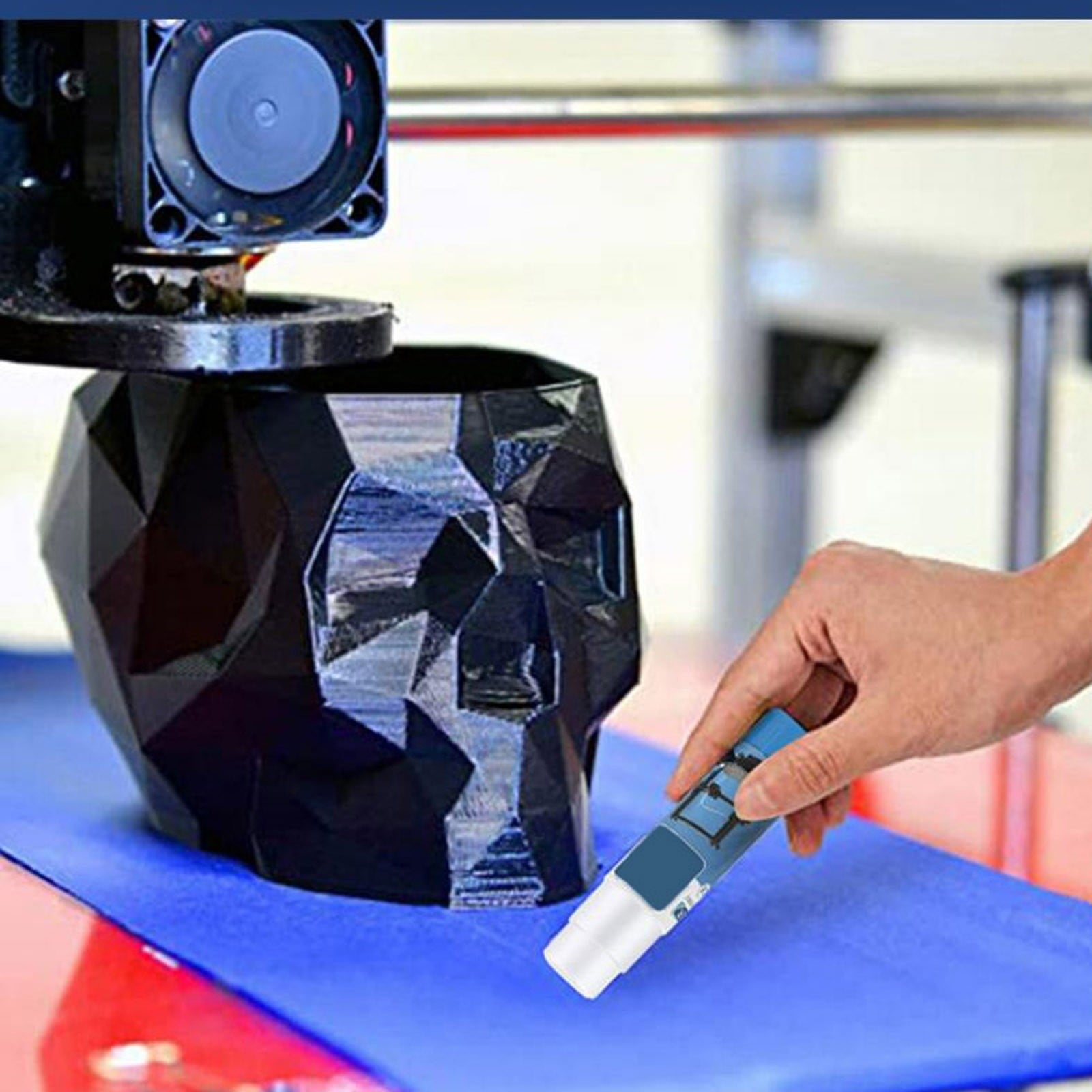 3D Printer Adhesive Solid Glue Stick | PVP Water-Soluble for Hot Bed Glass PEI Aluminum | Prevents Warping & Curling | Multi-Surface Easy Clean | 100+ Prints | 1 Pack