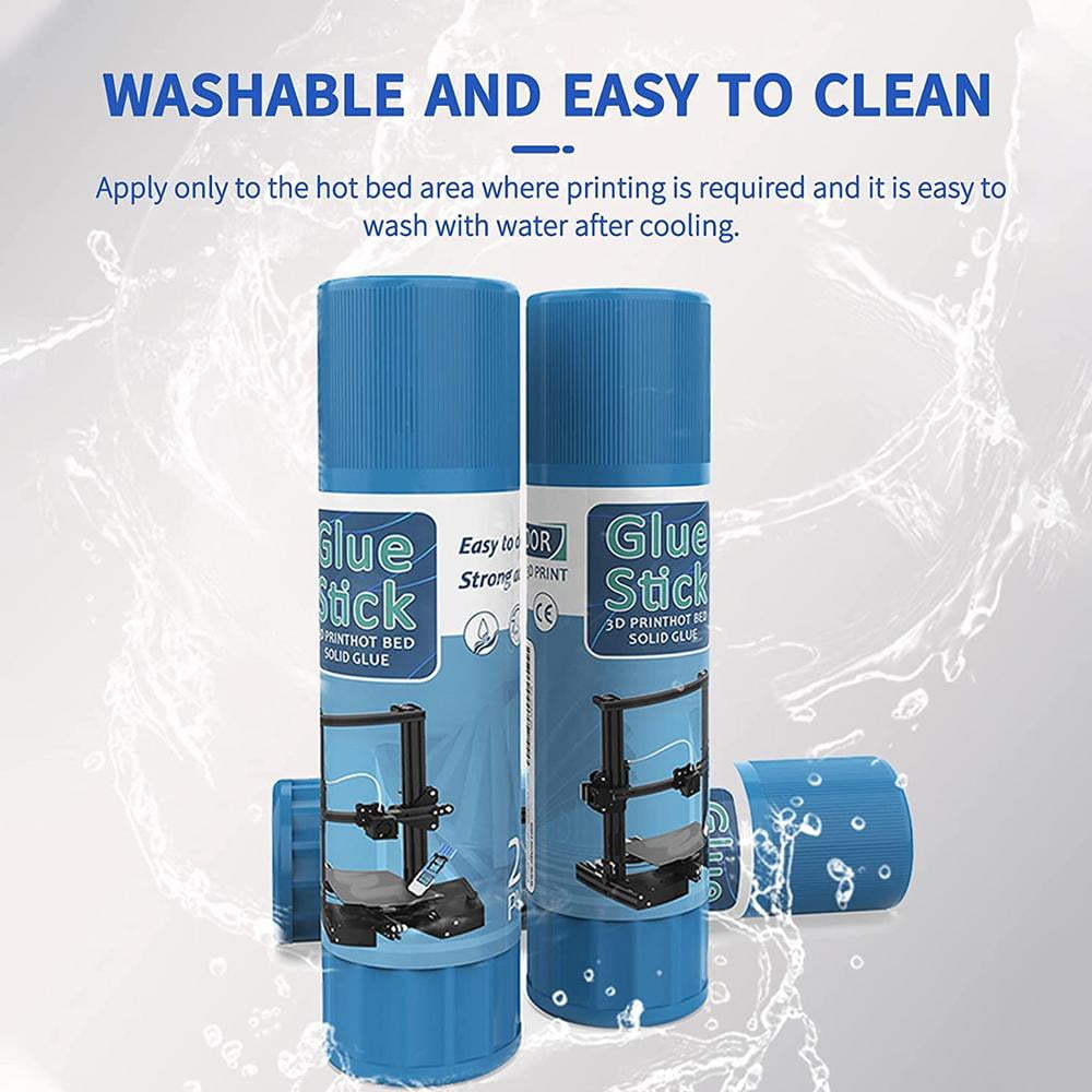 Wakfran Glue Stick for 3D Printing Hot Bed Plate Bed Weld Glue Sticks Adhesive Glue for 3D Printer Solid 3D Print Glue Stick Safe Hot Bed Print Solid Adhesive kindly